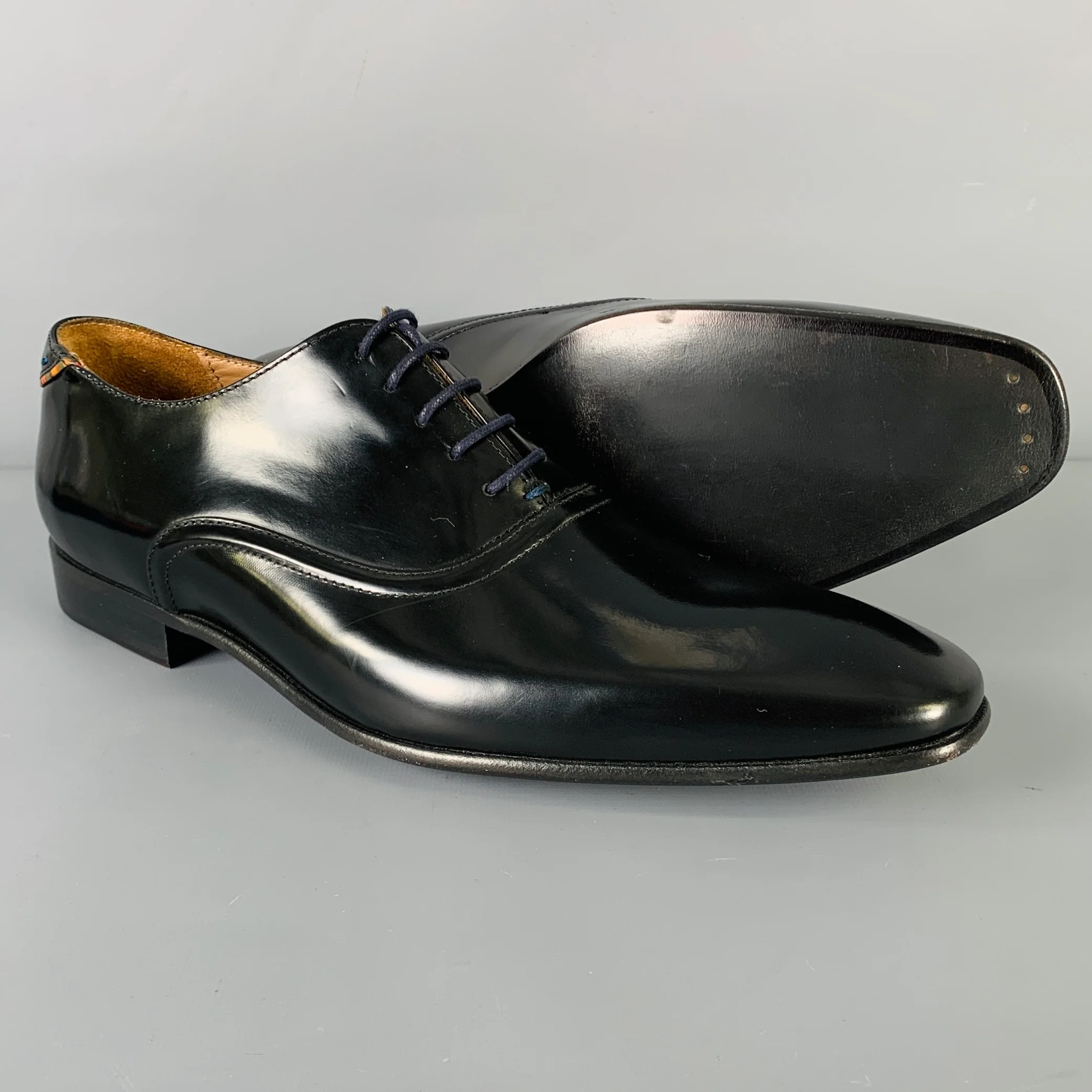 PS by PAUL SMITH Size 9.5 Black Leather Lace Up Shoes - Image 5