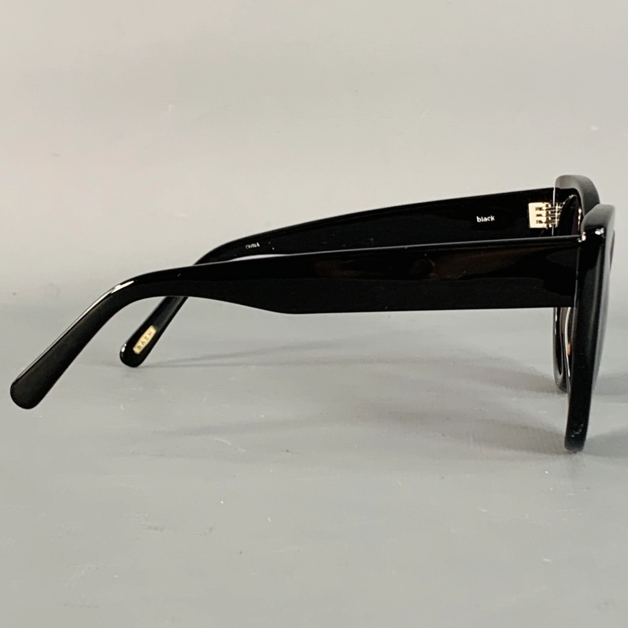 RAEN Durante Black Acetate Round Cat Eye Polarized Sunglasses - Image 2