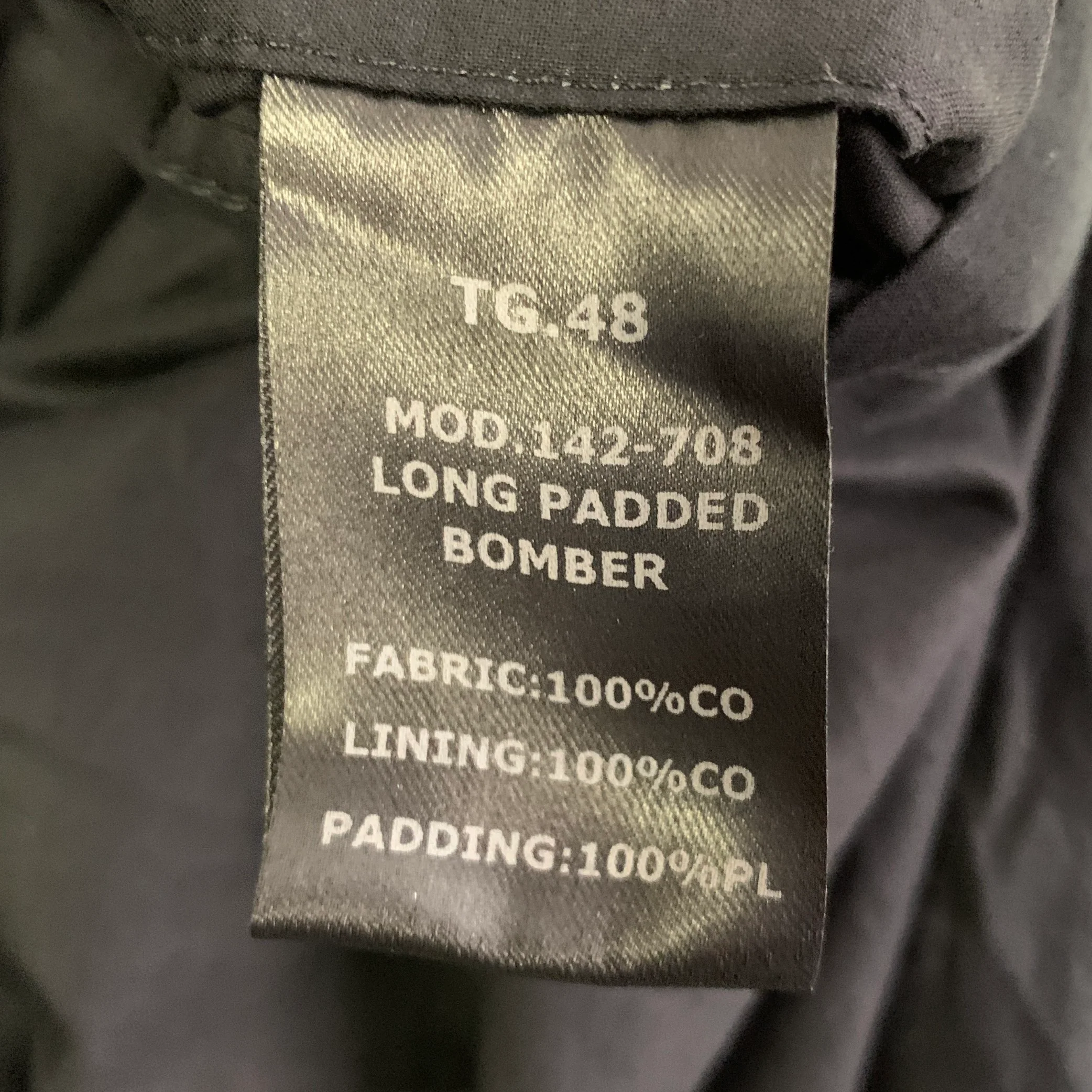 RAF SIMONS Size 38 Black Grey Oversized Camo Cotton Zip Up Coat - Image 7