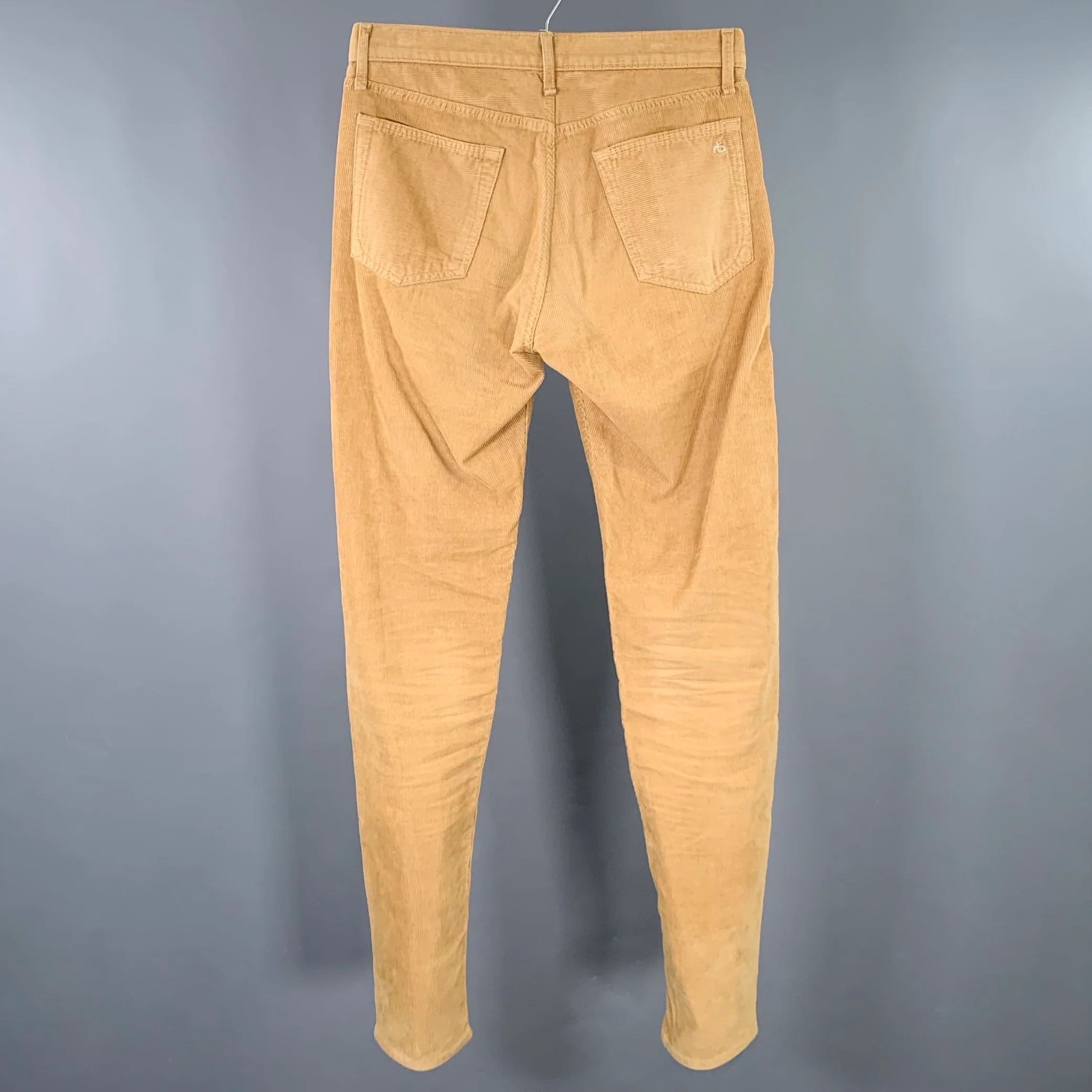 RAG & BONE Size 30 Tan Corduroy Cotton Blend Five Pockets Casual Pants - Image 3
