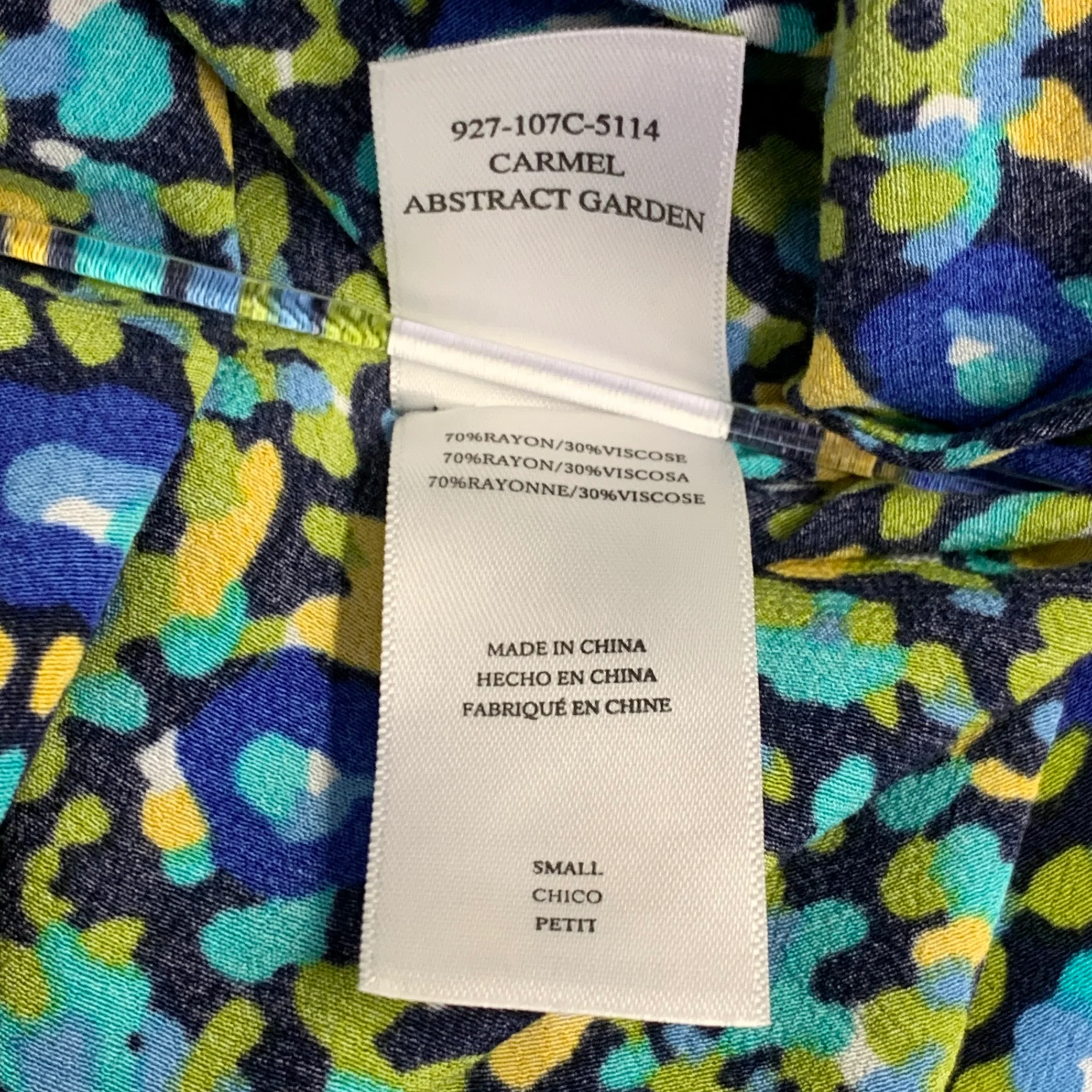RAILS Size S Carmel Black Green Yellow Rayon Blend Floral Cutout Midi Dress - Image 8