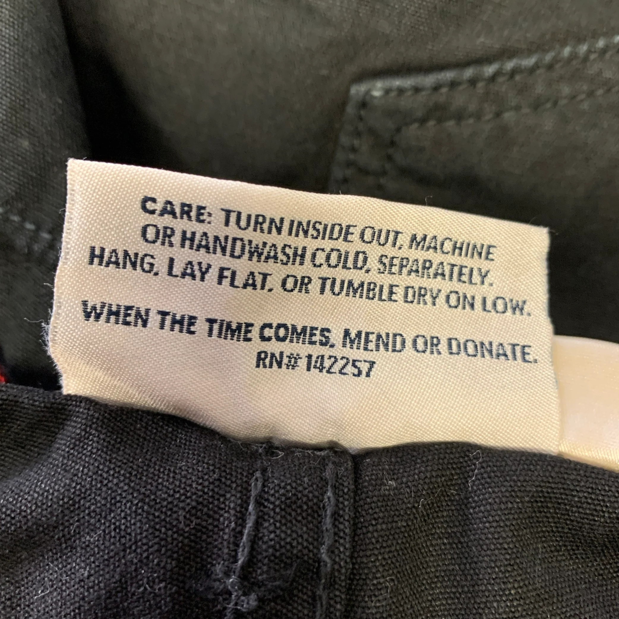 RALEIGH Size 36 Black Slim Straight Jeans - Image 3