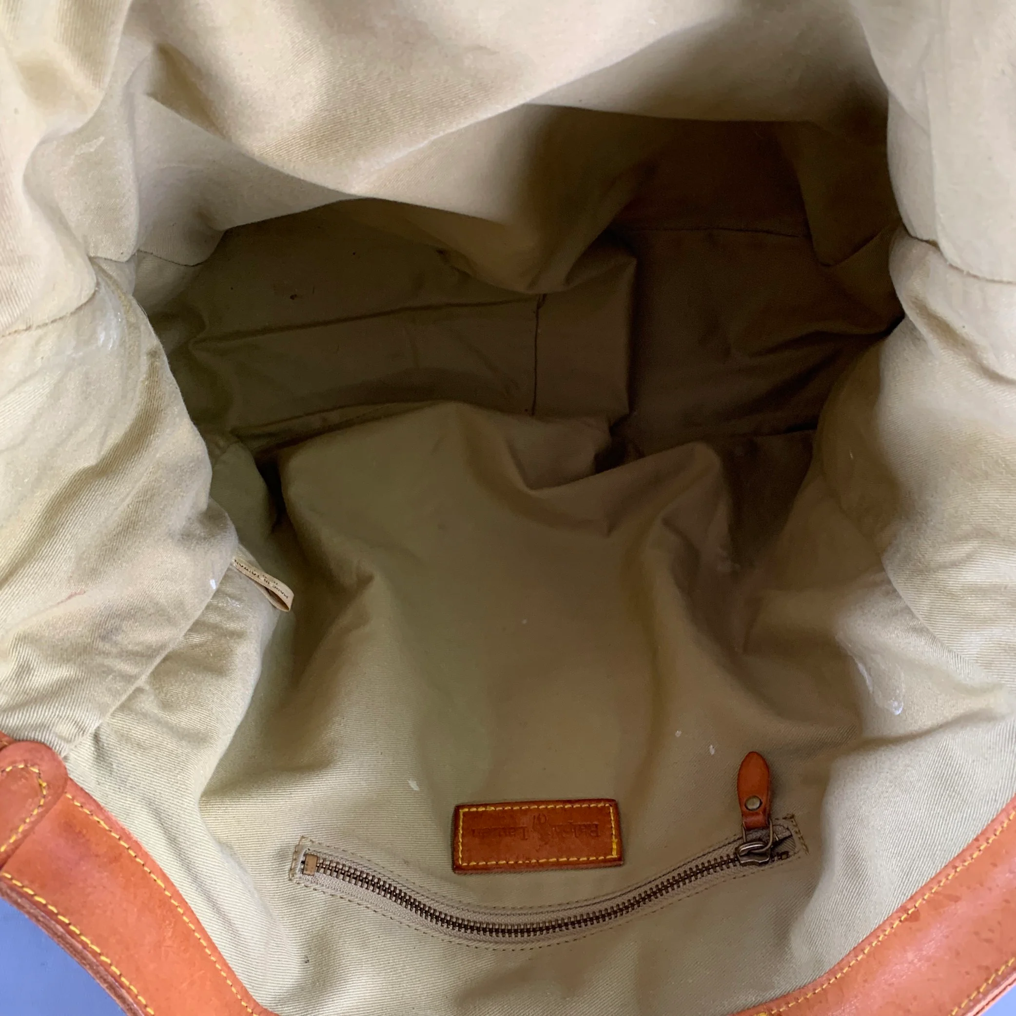 RALPH LAUREN Multi-Color Brown Serape Tote Bag - Image 8