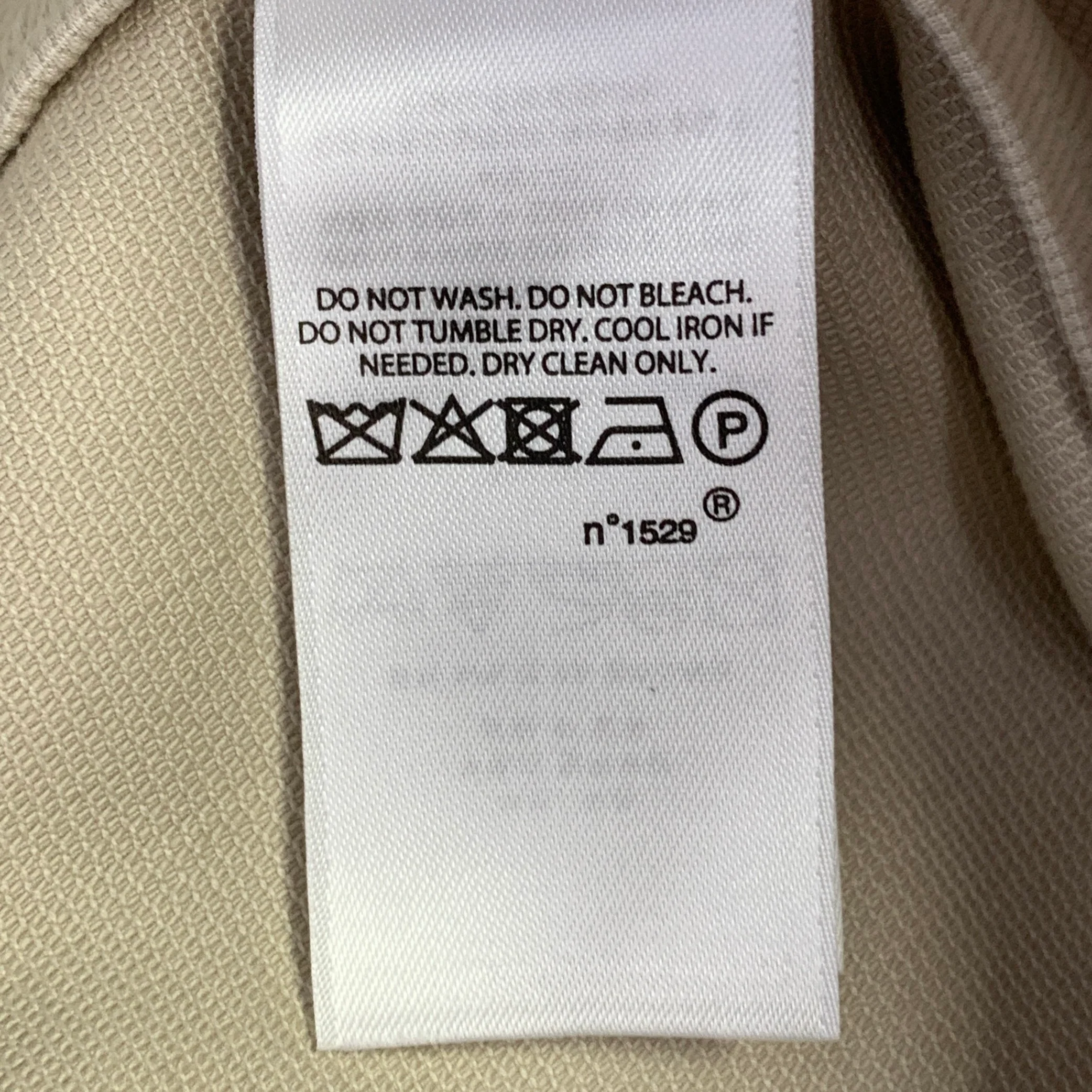 RALPH LAUREN Size 36 Beige Cotton Blend Side Tabs Tapered Casual Pants - Image 5