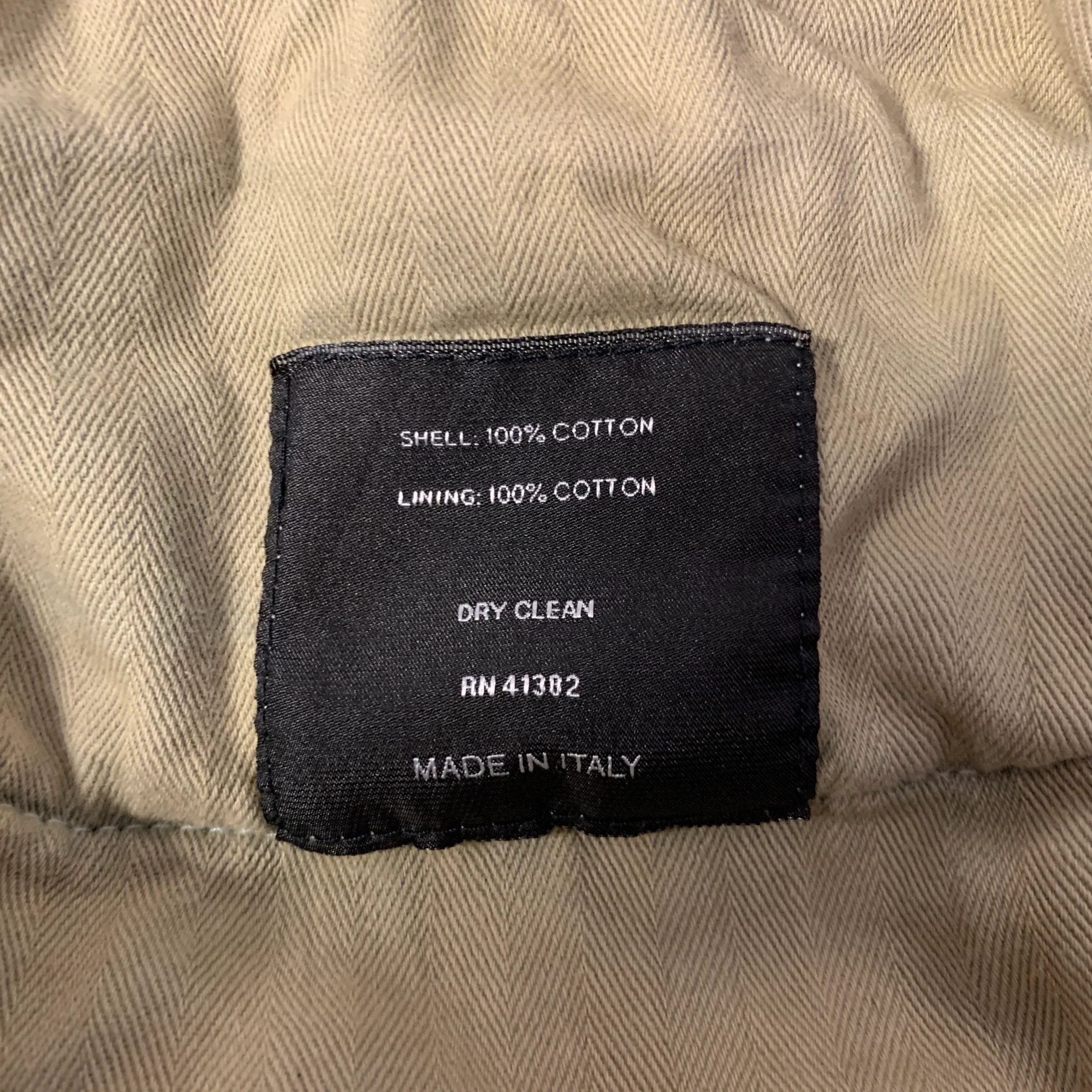 RALPH LAUREN Size 36 Navy Indigo Pinstripe Cotton Cuffed Jeans - Image 6