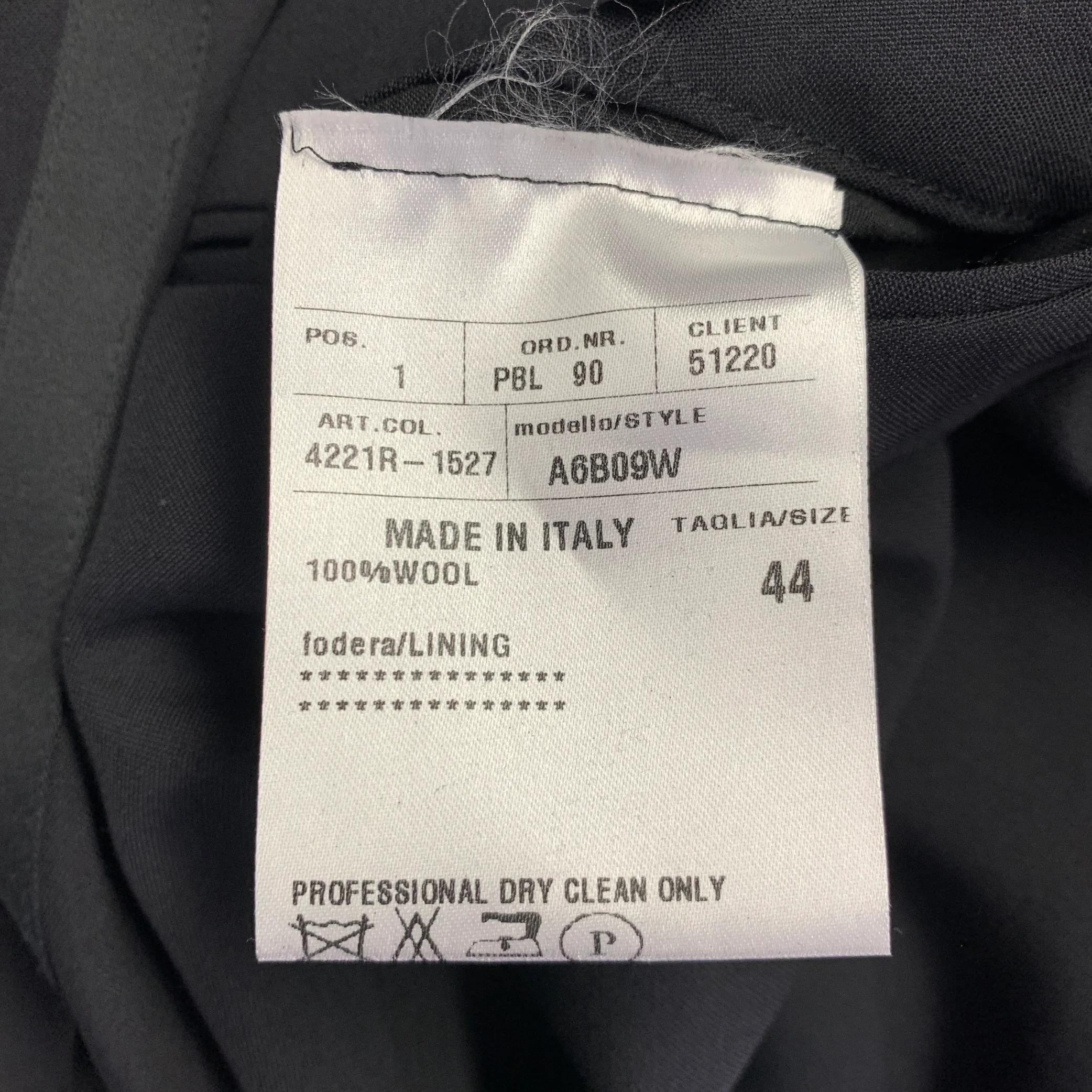 RALPH LAUREN Size 37 Black Wool Tuxedo Dress Pants - Image 6