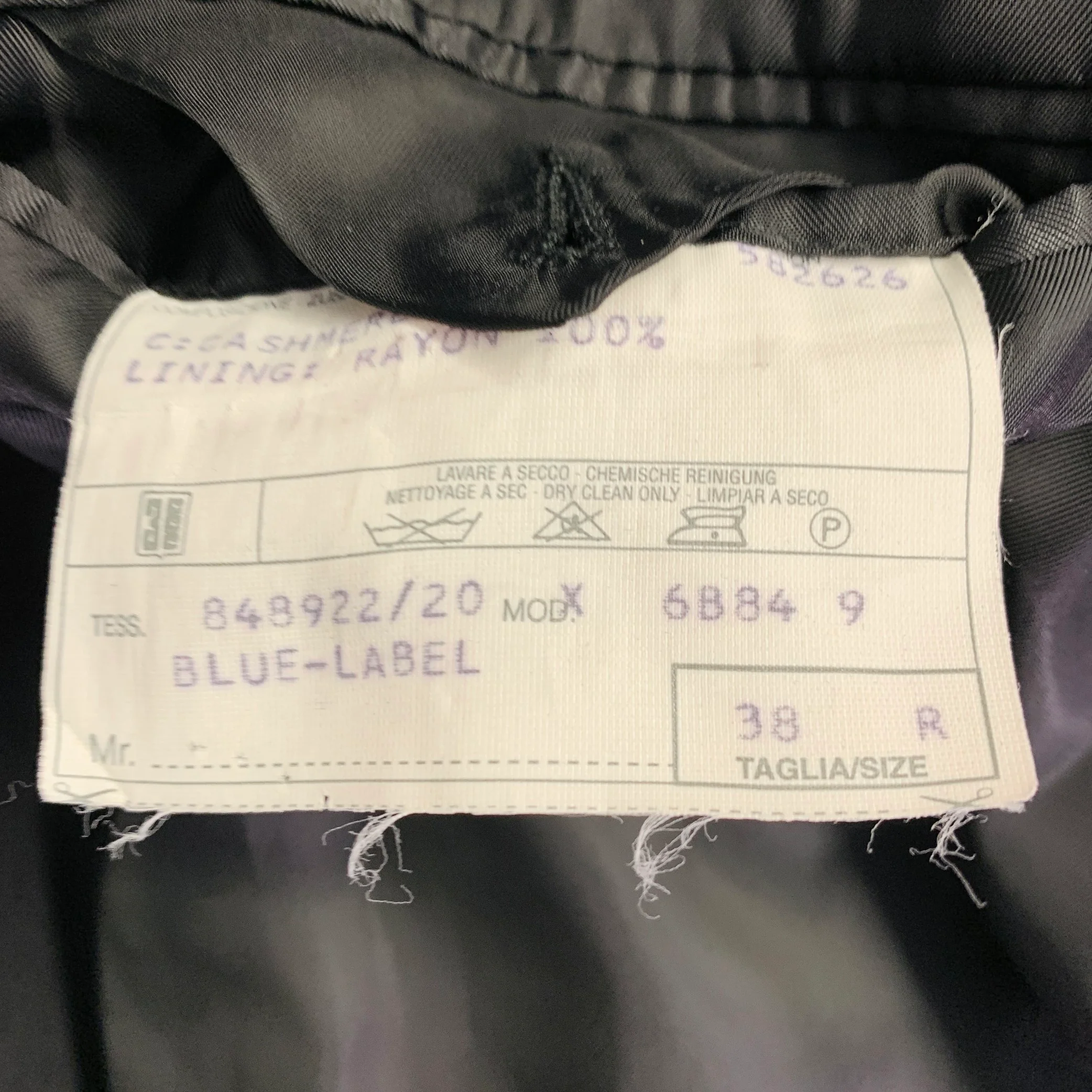 RALPH LAUREN Size 38 Regular Black Cashmere Double Breasted Sport Coat - Image 12
