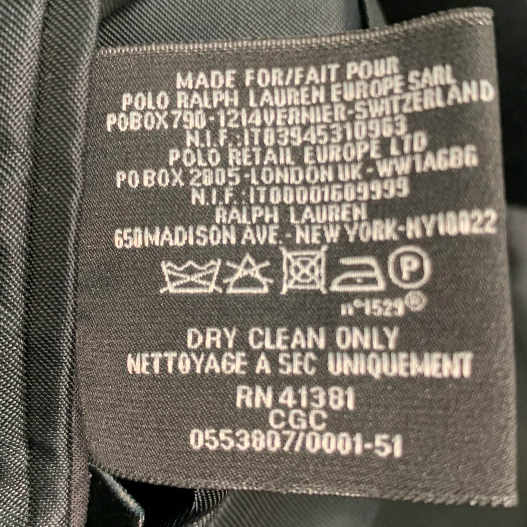 RALPH LAUREN Size 42 Black Solid Cotton Velvet Notch Lapel Sport Coat - Image 8