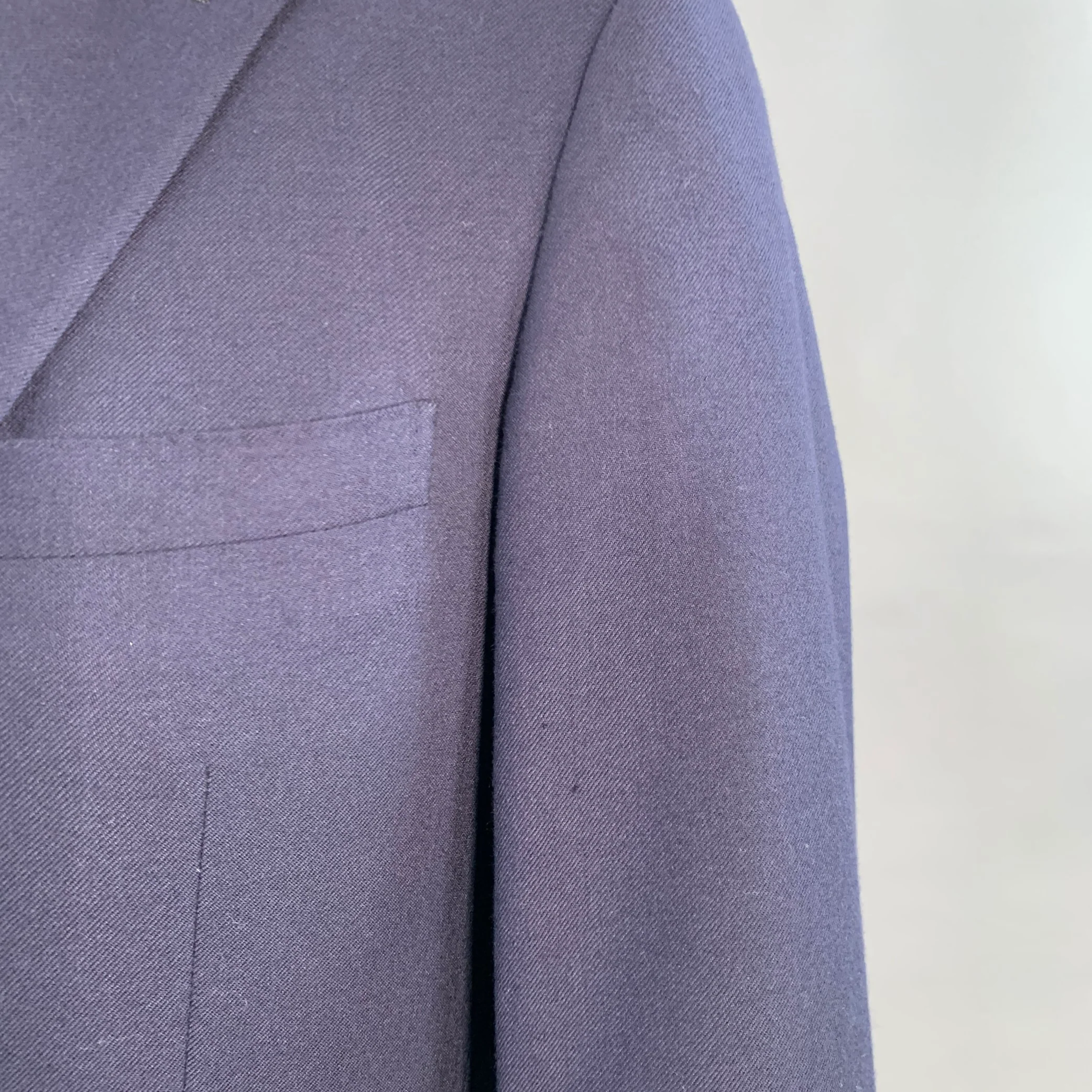 RALPH LAUREN Size 42 Navy Cashmere Twill Notch Lapel Sport Coat - Image 9