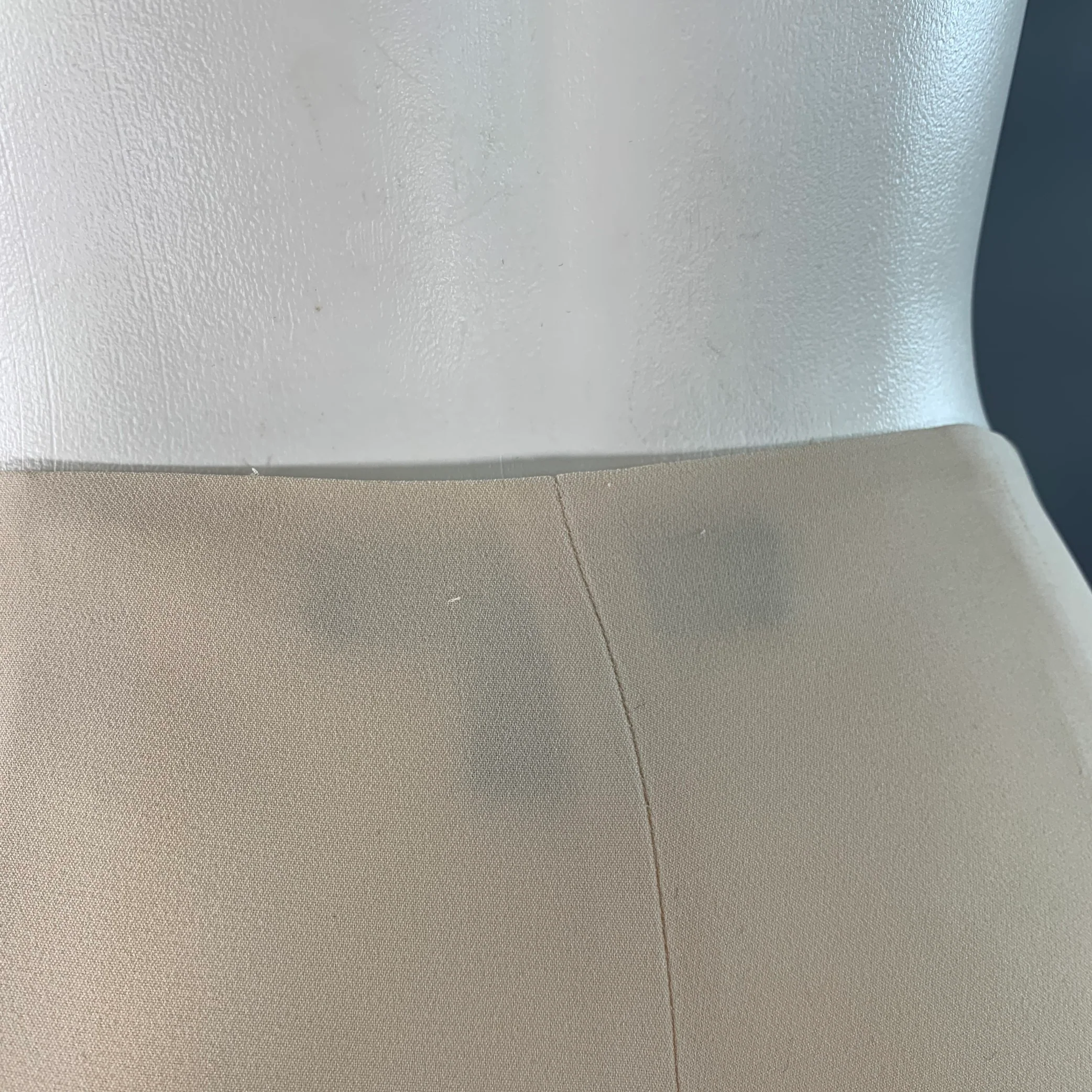 RALPH LAUREN Size 6 Cream Silk Wide Leg Dress Pants - Image 4
