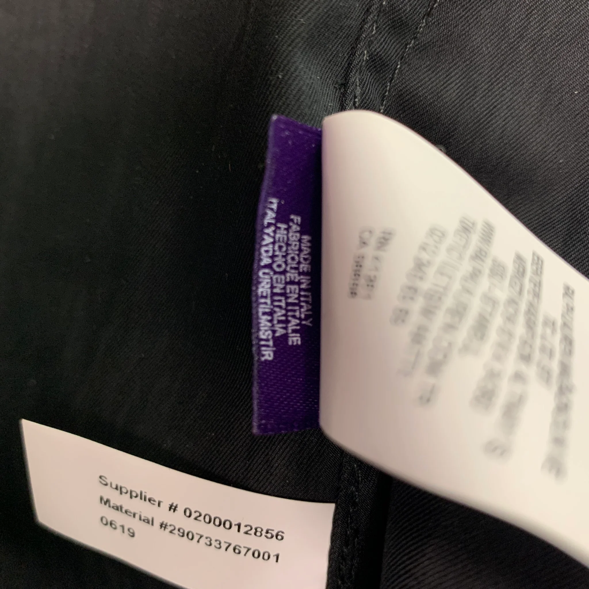 RALPH LAUREN Size 8 Black Cotton Blend Embellishment Jacket - Image 7