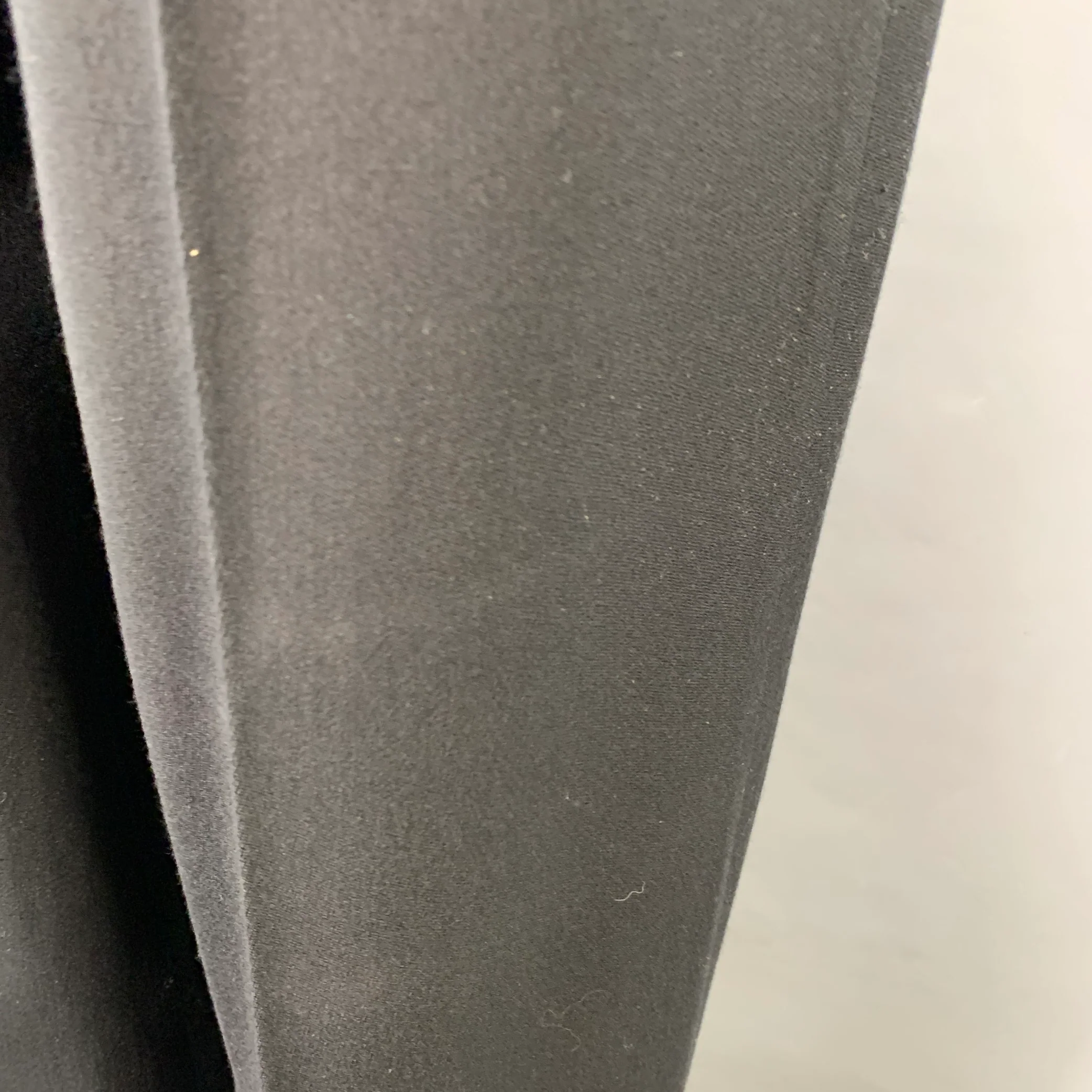 RALPH LAUREN Size 8 Black Wool Cuffed Dress Pants - Image 5