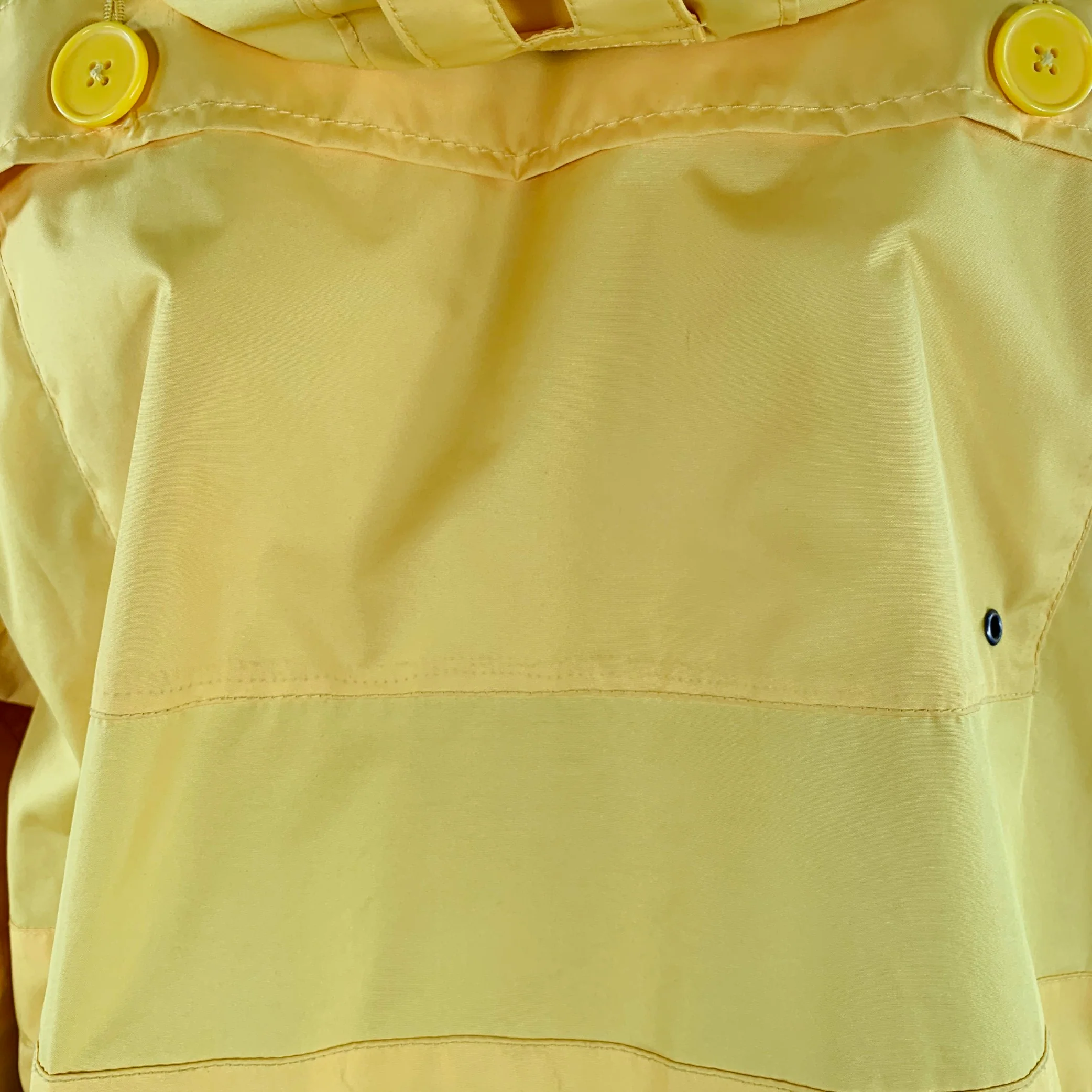 RALPH LAUREN Size L Yellow Polyester Hooded Utility Jacket - Image 5