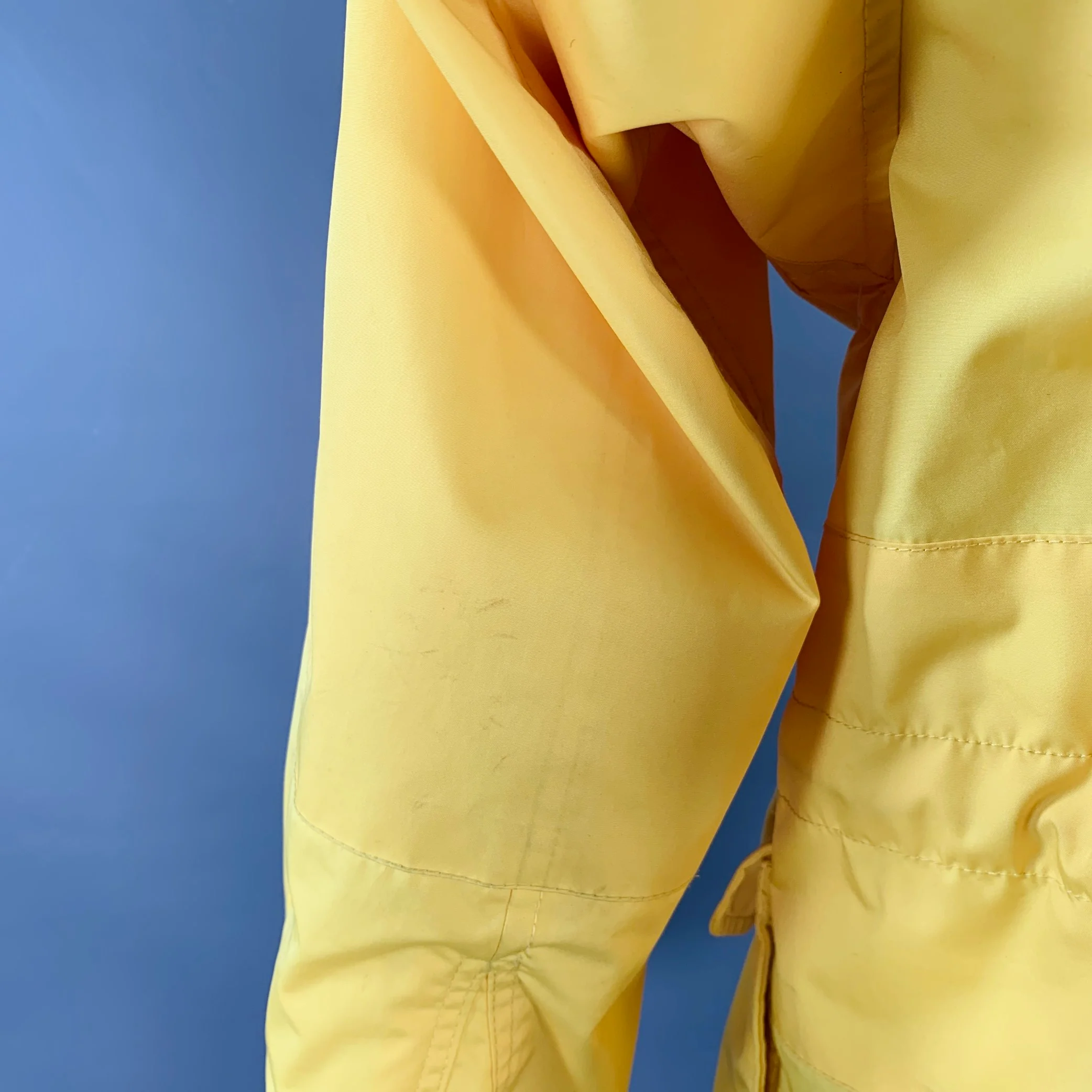 RALPH LAUREN Size L Yellow Polyester Hooded Utility Jacket - Image 7