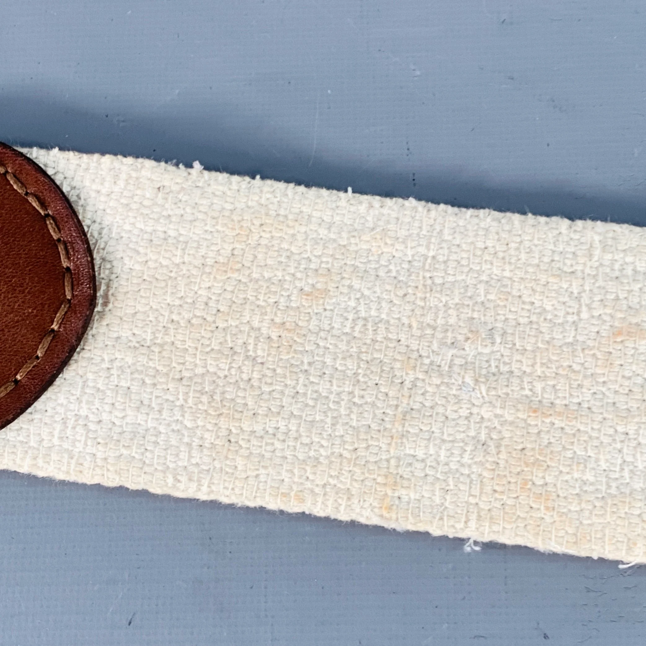 RALPH LAUREN Size M Beige Turquoise Brown Leather Beaded Belt - Image 12
