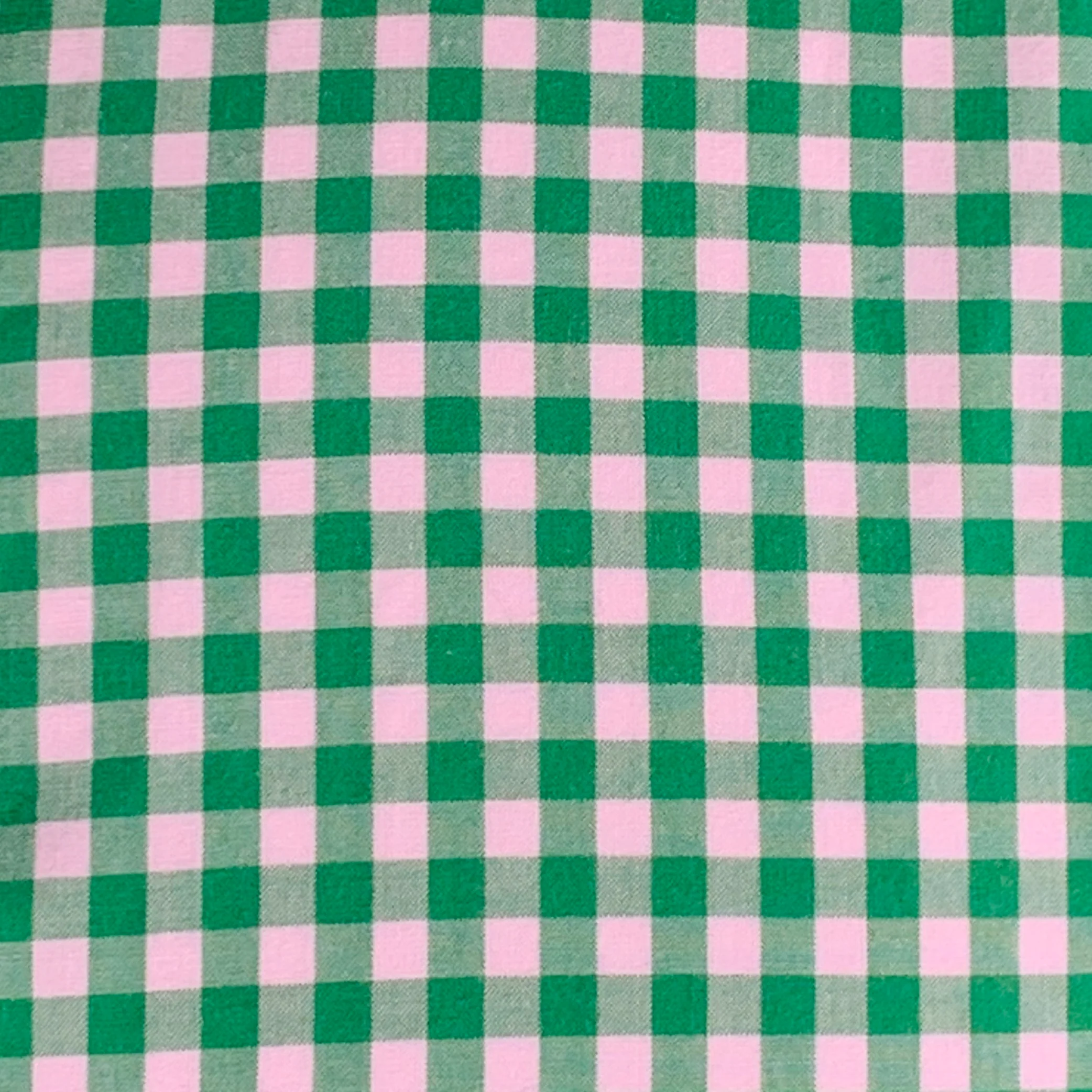RALPH LAUREN Size M Green White Gingham Cotton Button Down Long Sleeve Shirt - Image 2