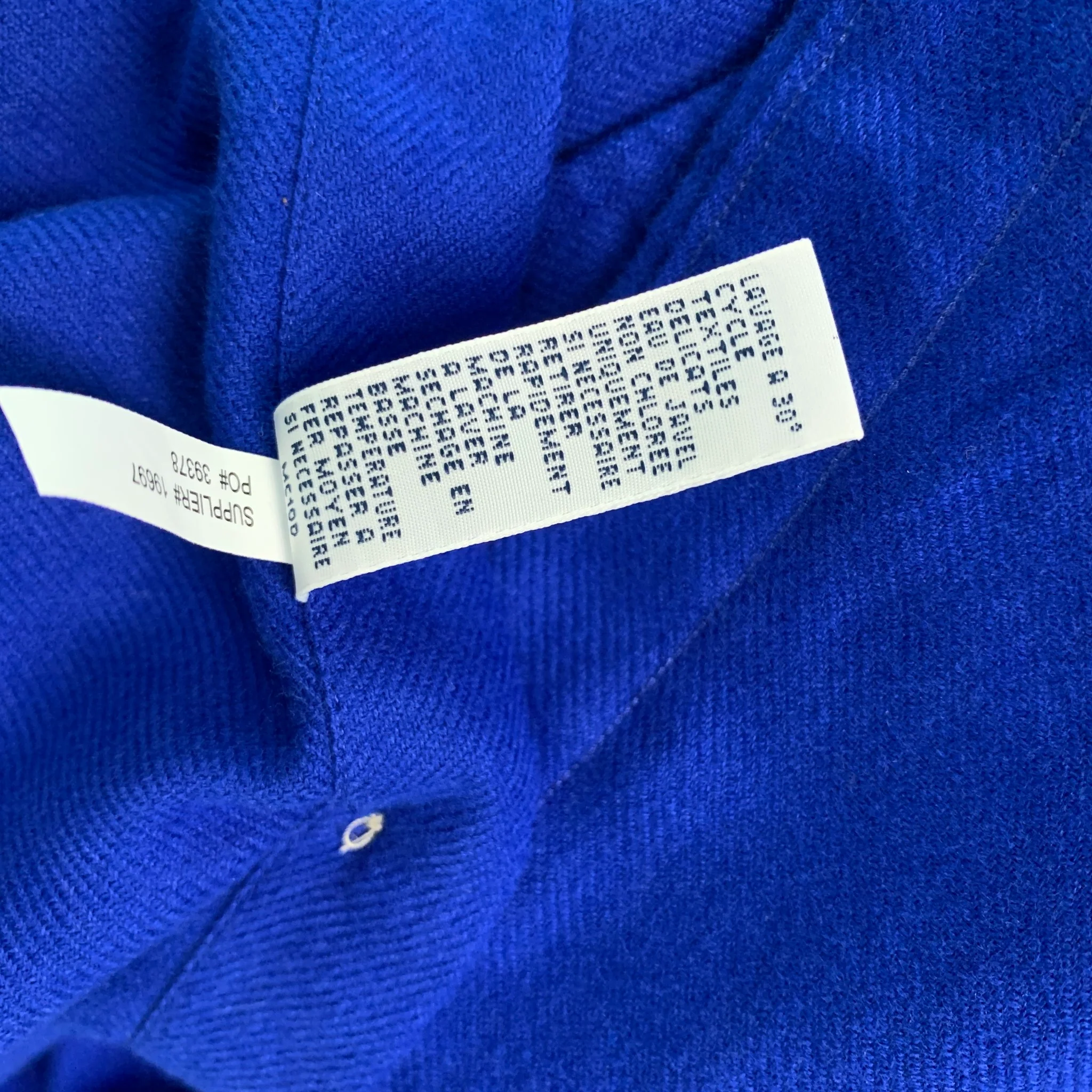 RALPH LAUREN Size M Blue Solid Cotton Patch Pockets Long Sleeve Shirt - Image 6