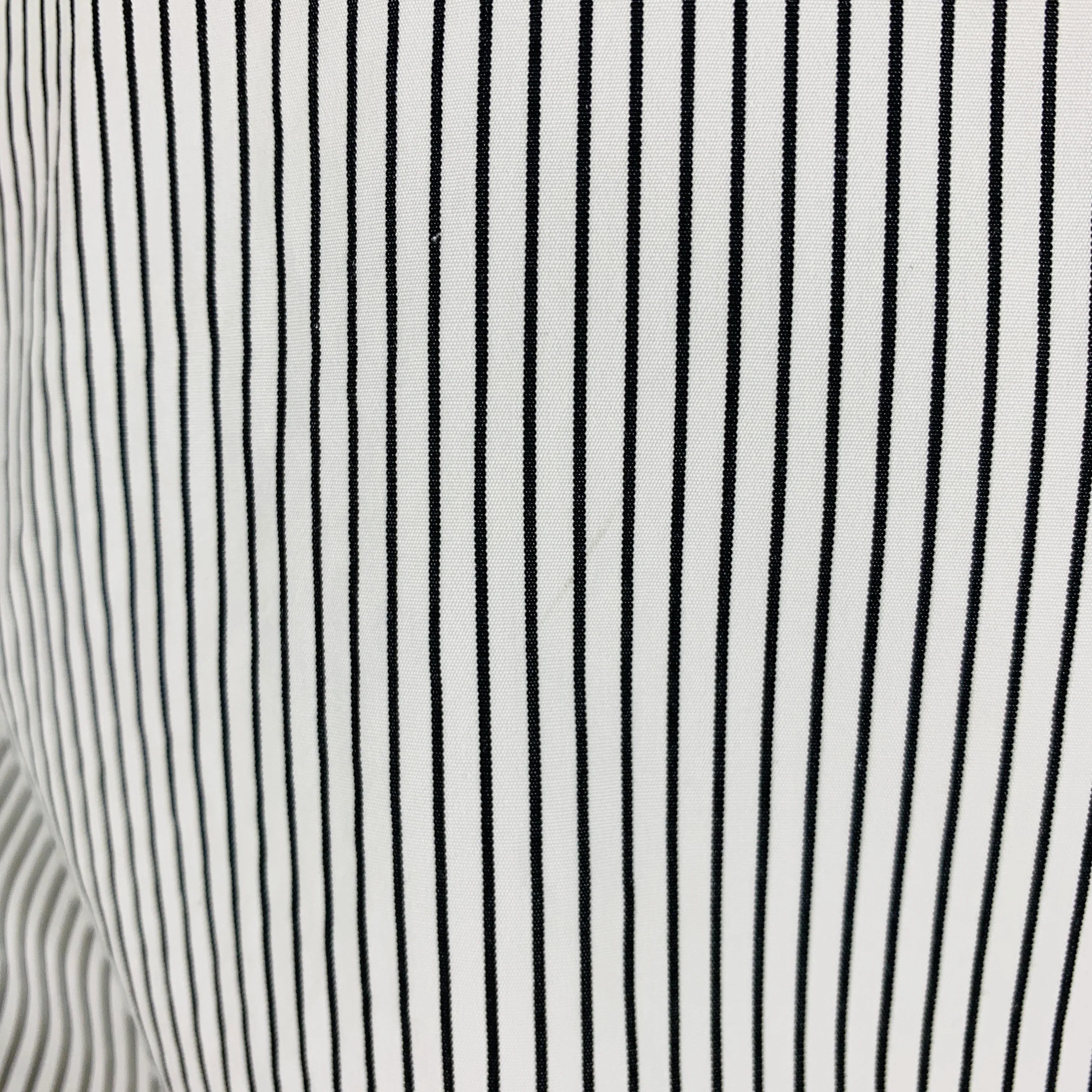 RALPH LAUREN Size S Black White Stripe Cotton Button Down Long Sleeve Shirt - Image 4