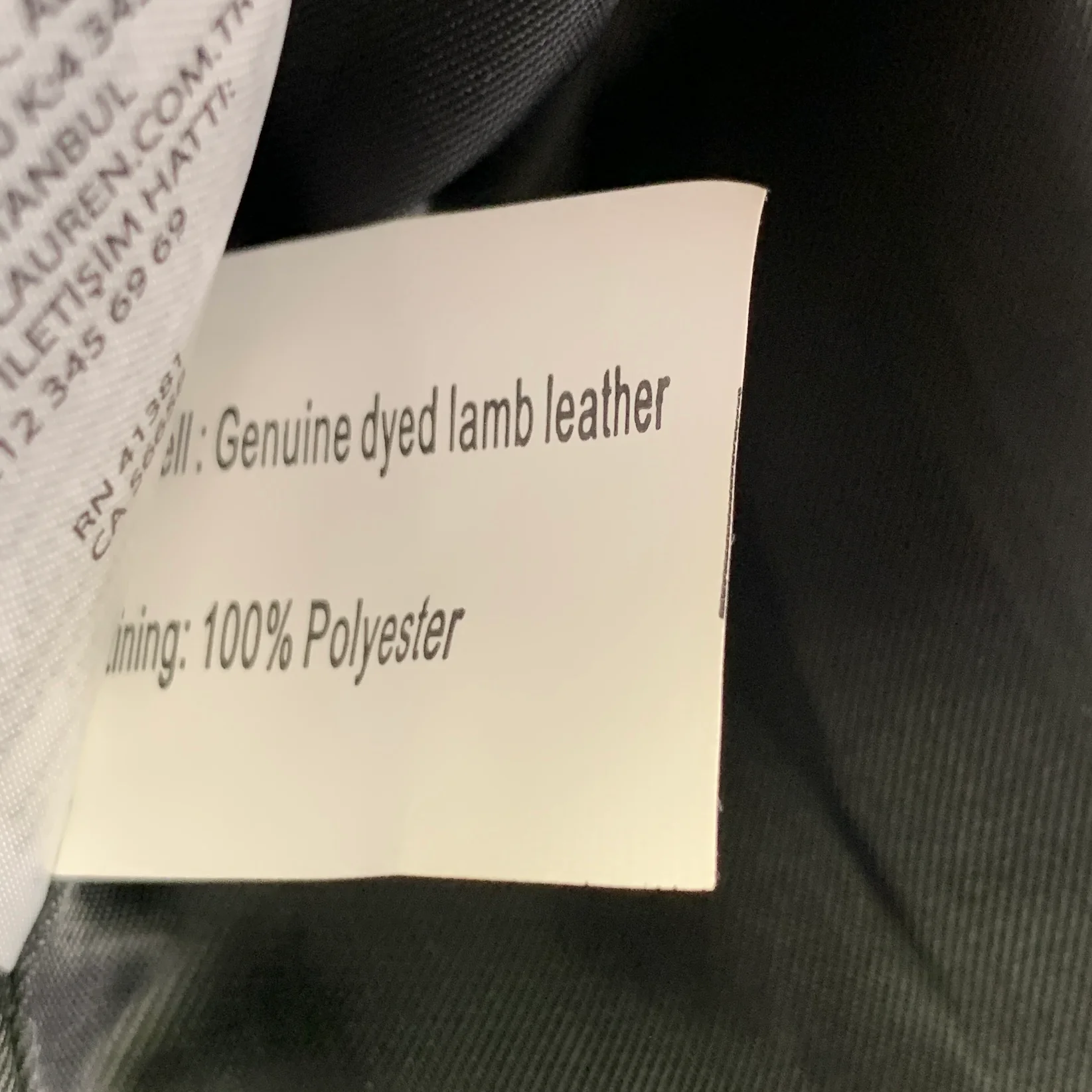 RALPH LAUREN Size XS Black Lambskin Leather Biker Jacket - Image 10