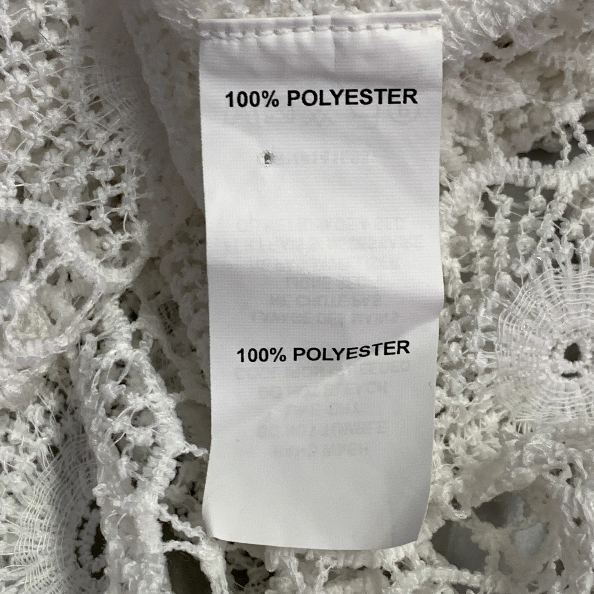 RAMY BROOK Size S White Polyester Lace Button Up Shirt - Image 7