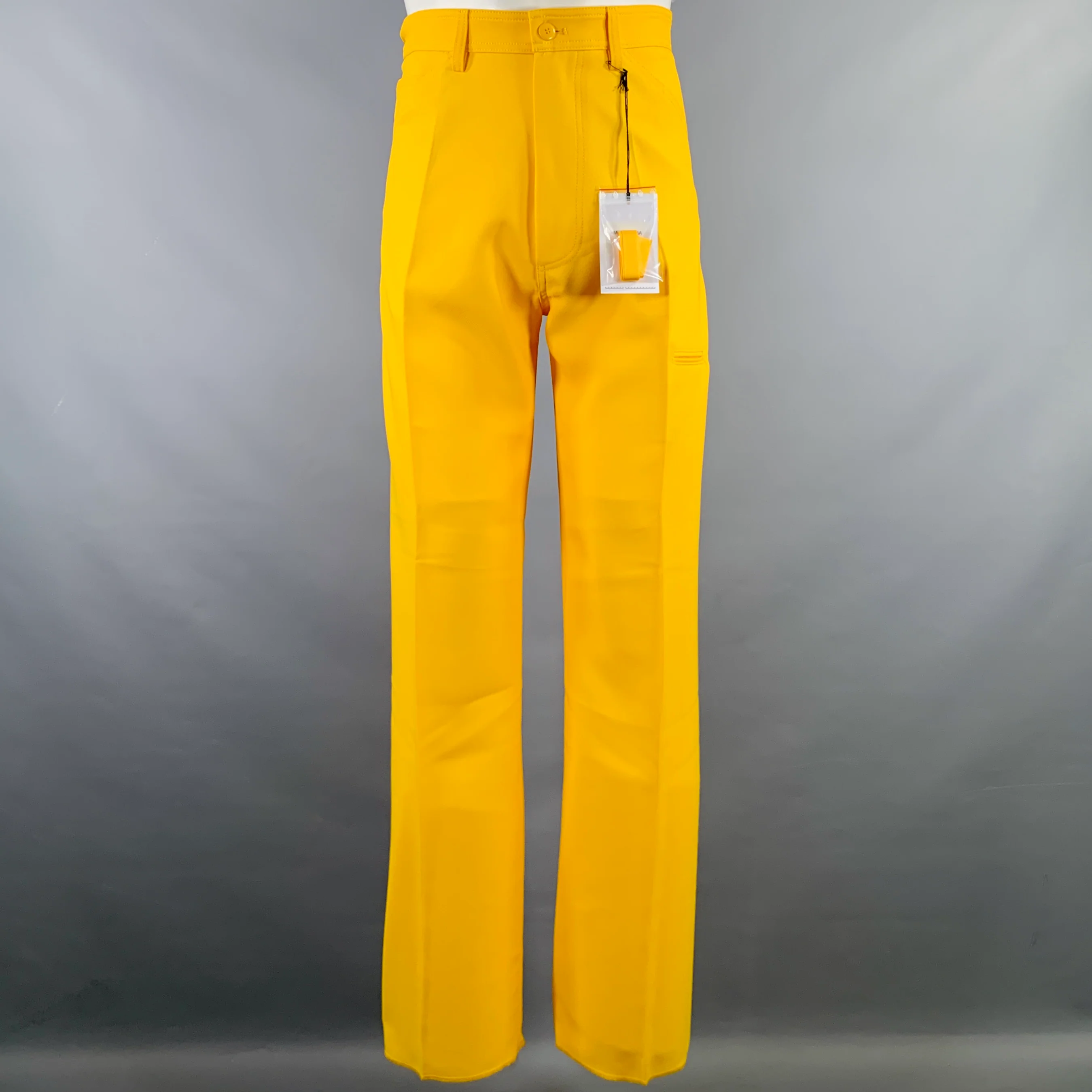RANDOM IDENTITIES Chest Size 42 Yellow Black Polyester Notch Lapel 30 33 Suit - Image 5