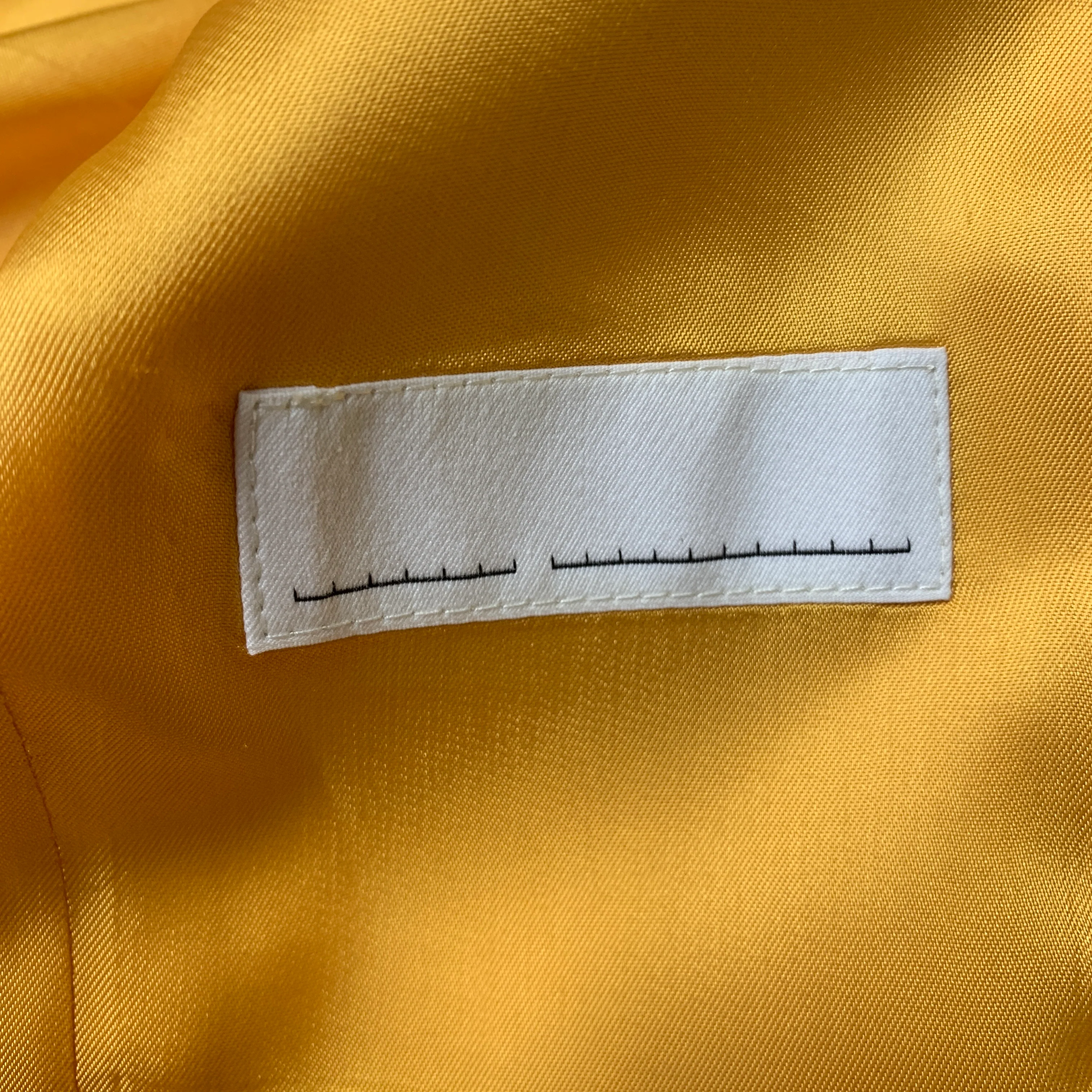 RANDOM IDENTITIES Size 42 Yellow Black Polyester Notch Lapel Suit - Image 8