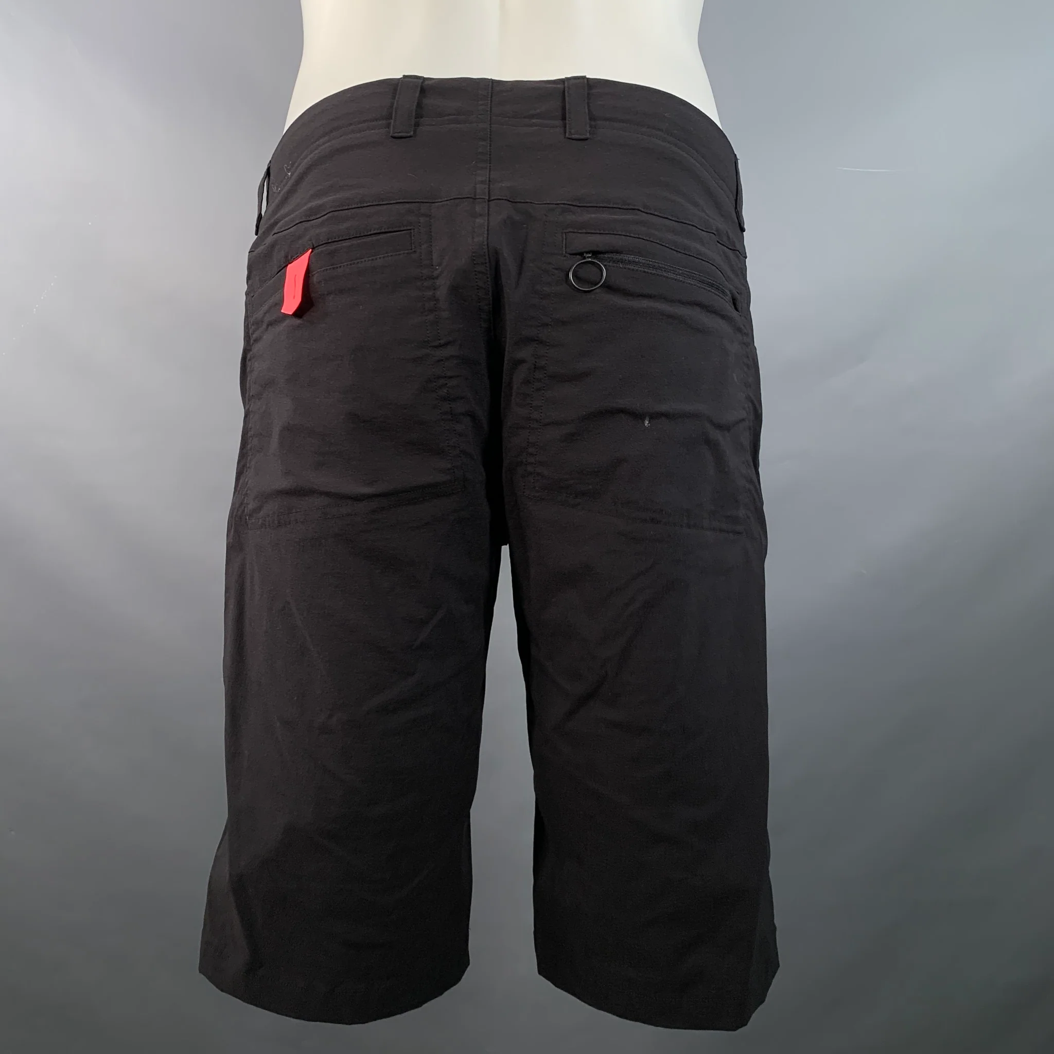 RAPHA Size 32 Randonnee Black Fuchsia Nylon Blend Shorts - Image 2