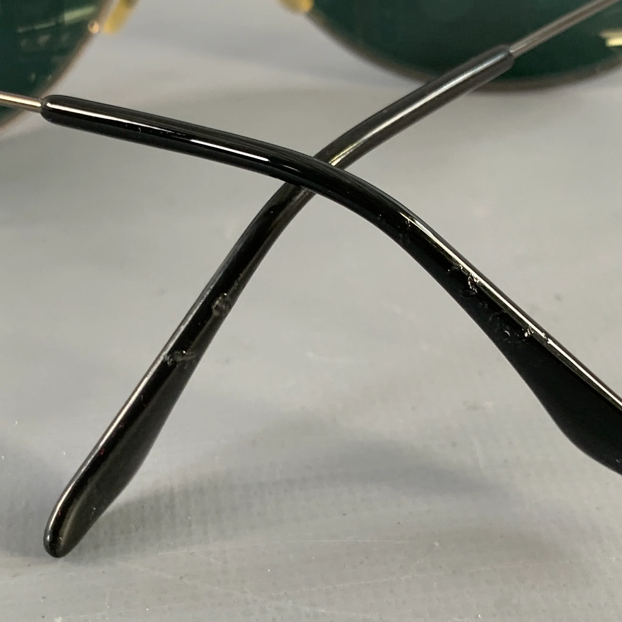 RAY-BAN Silver Metal Shield Teardrop Sunglasses - Image 5