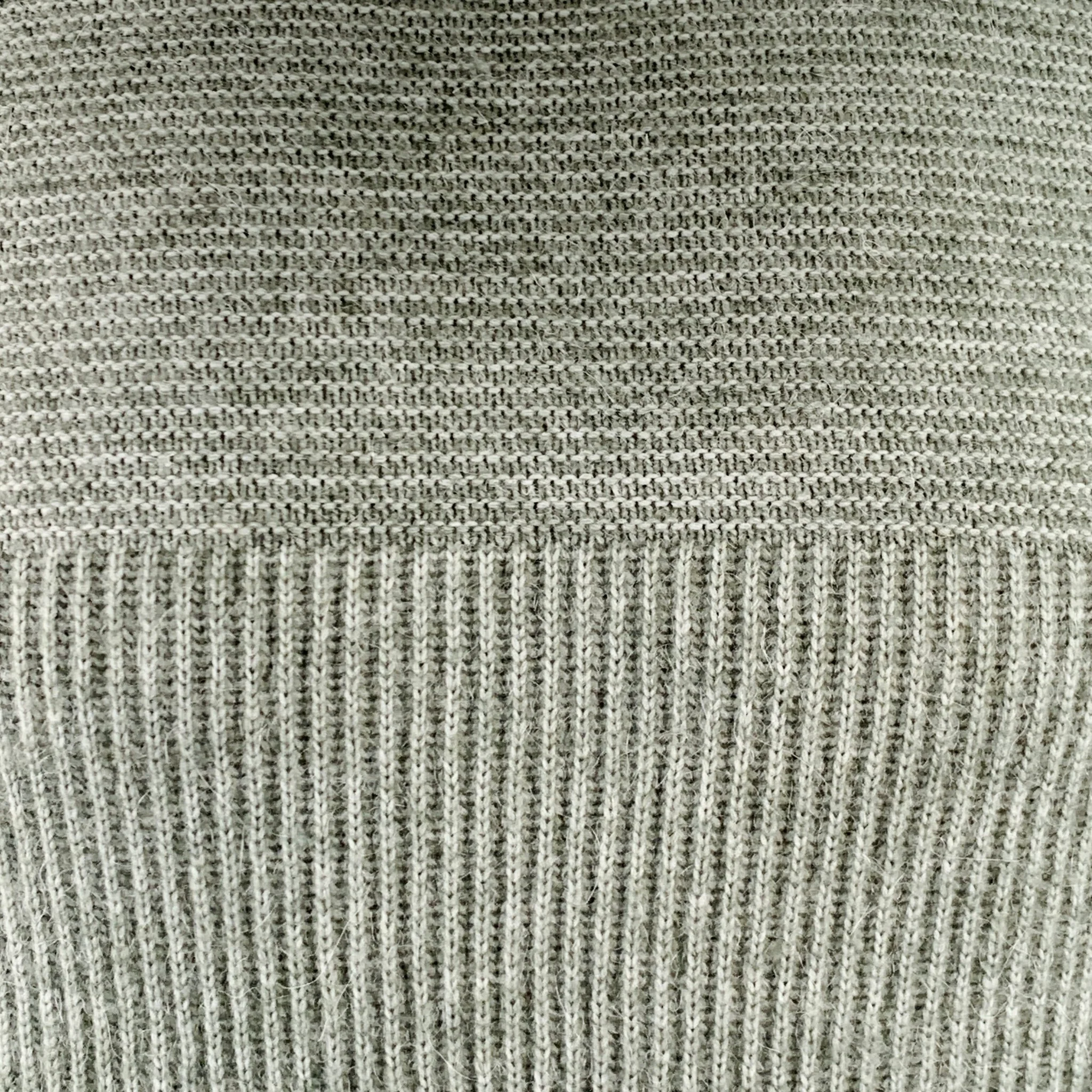 REISS Size S Marcus Green Heather Knit Polyamide Blend Crew Neck Sweater - Image 2