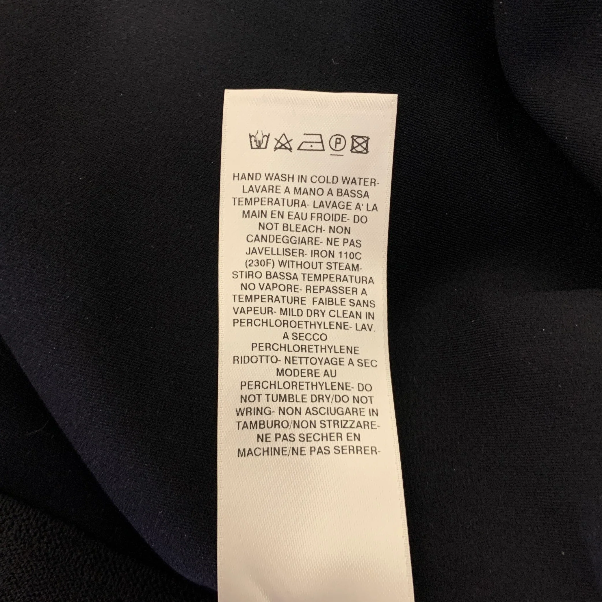 RICK OWENS Size 2 Black Nylon Eastane Ruched Asymmetrical Mini Skirt - Image 7