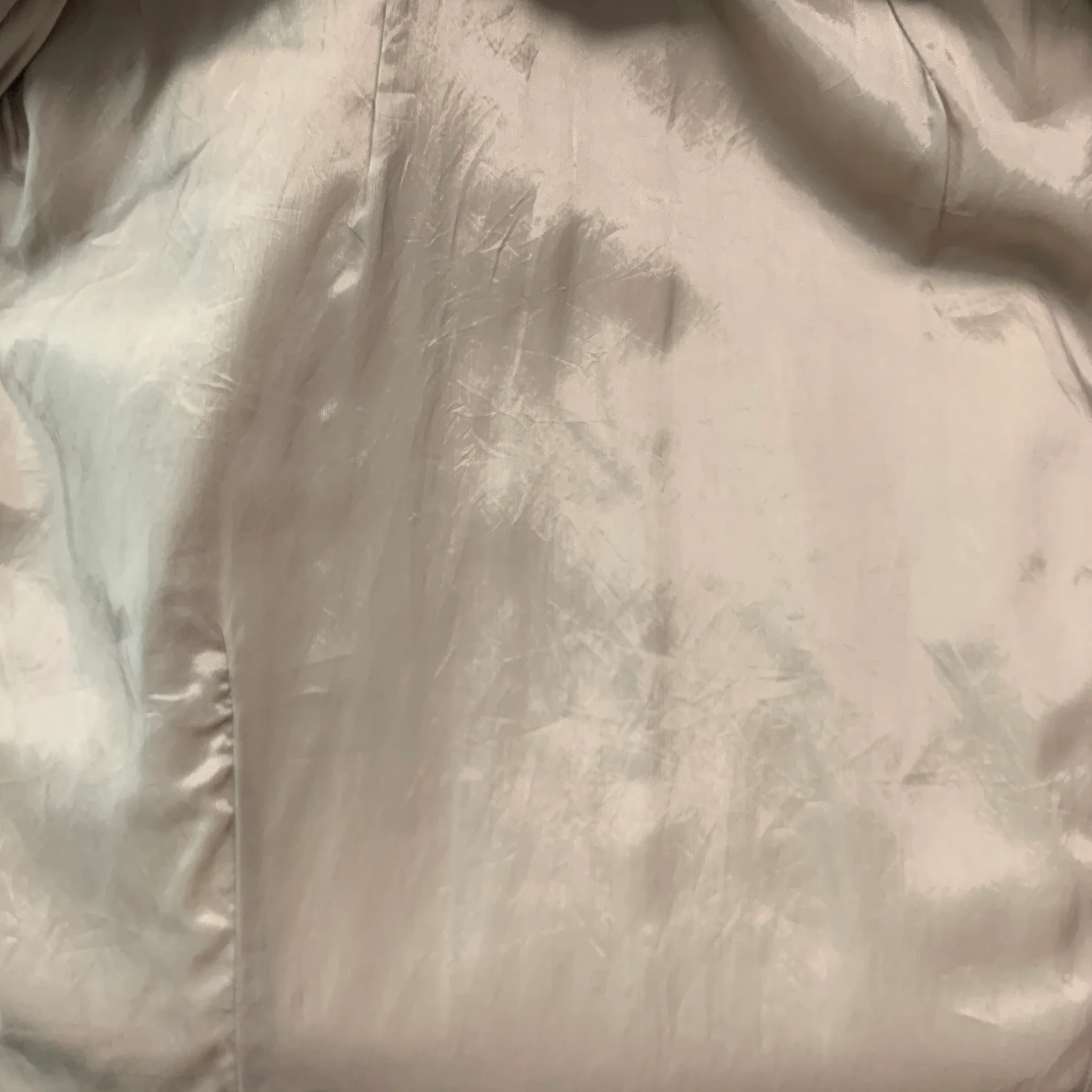 RICK OWENS Size L Grey Leather Zip Up Jacket - Image 7