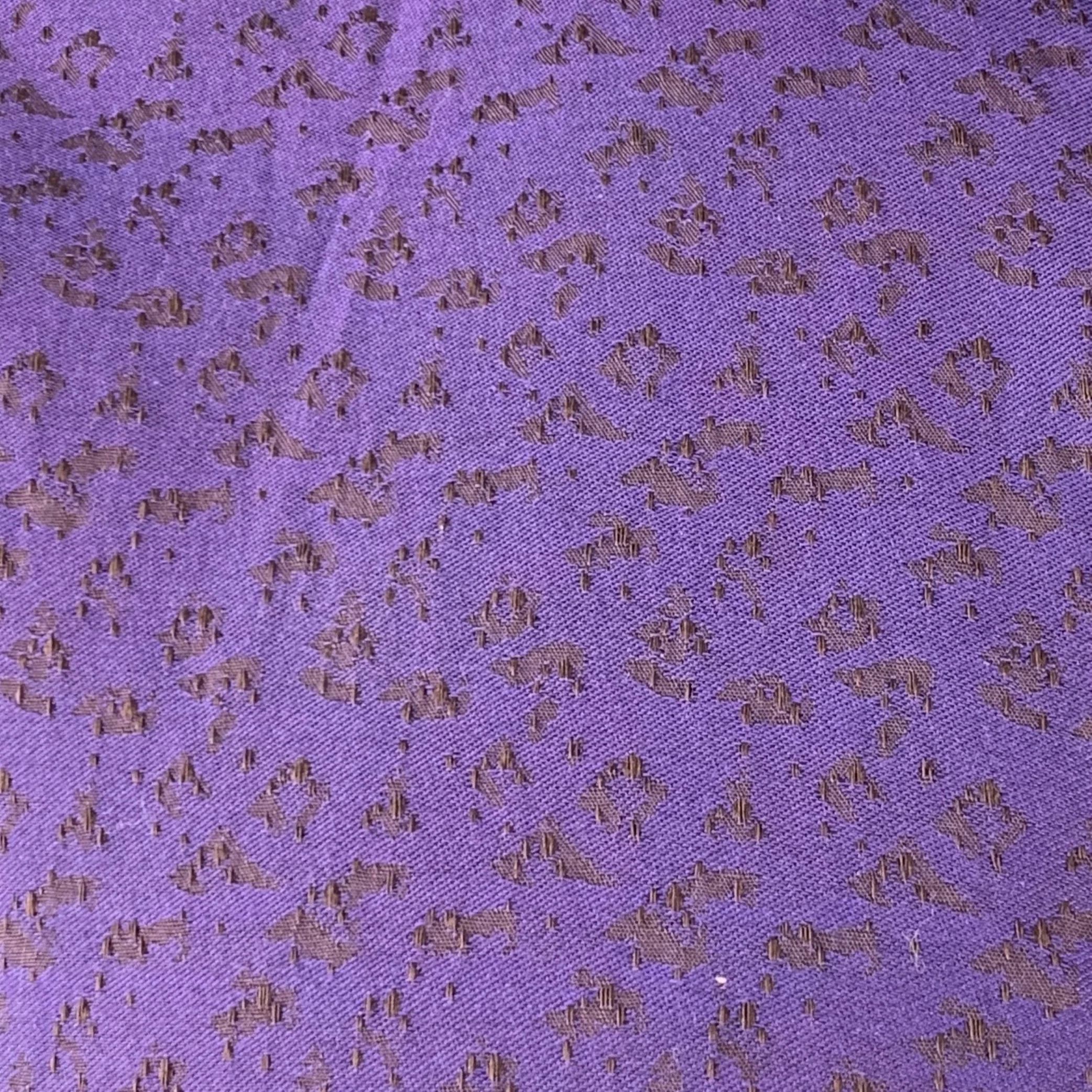 ROBERT GRAHAM Size L Purple Brown Abstract Cotton Long Sleeve Shirt - Image 2