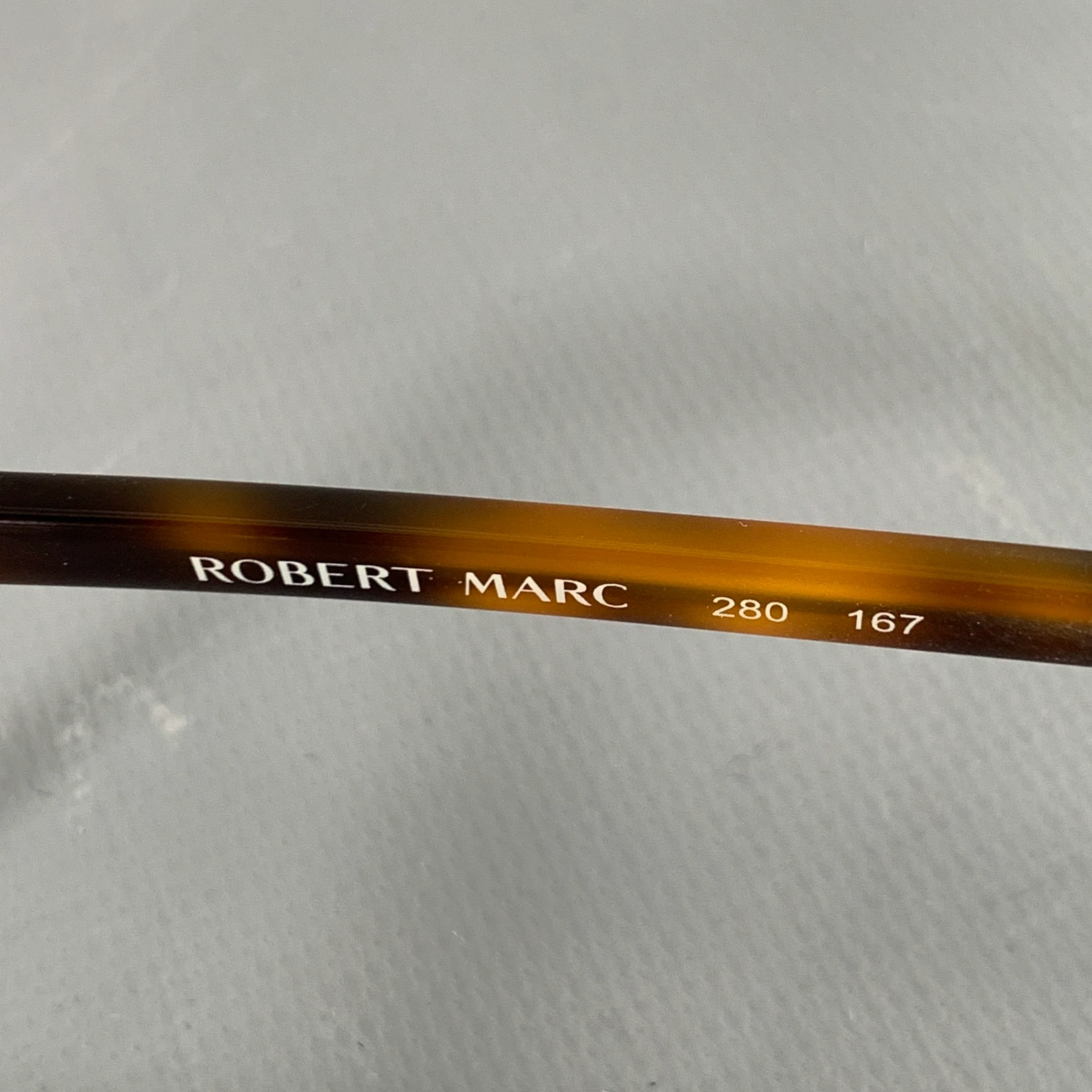 ROBERT MARC Clear Tortoiseshell Acetate Eyewear Frames - Image 6