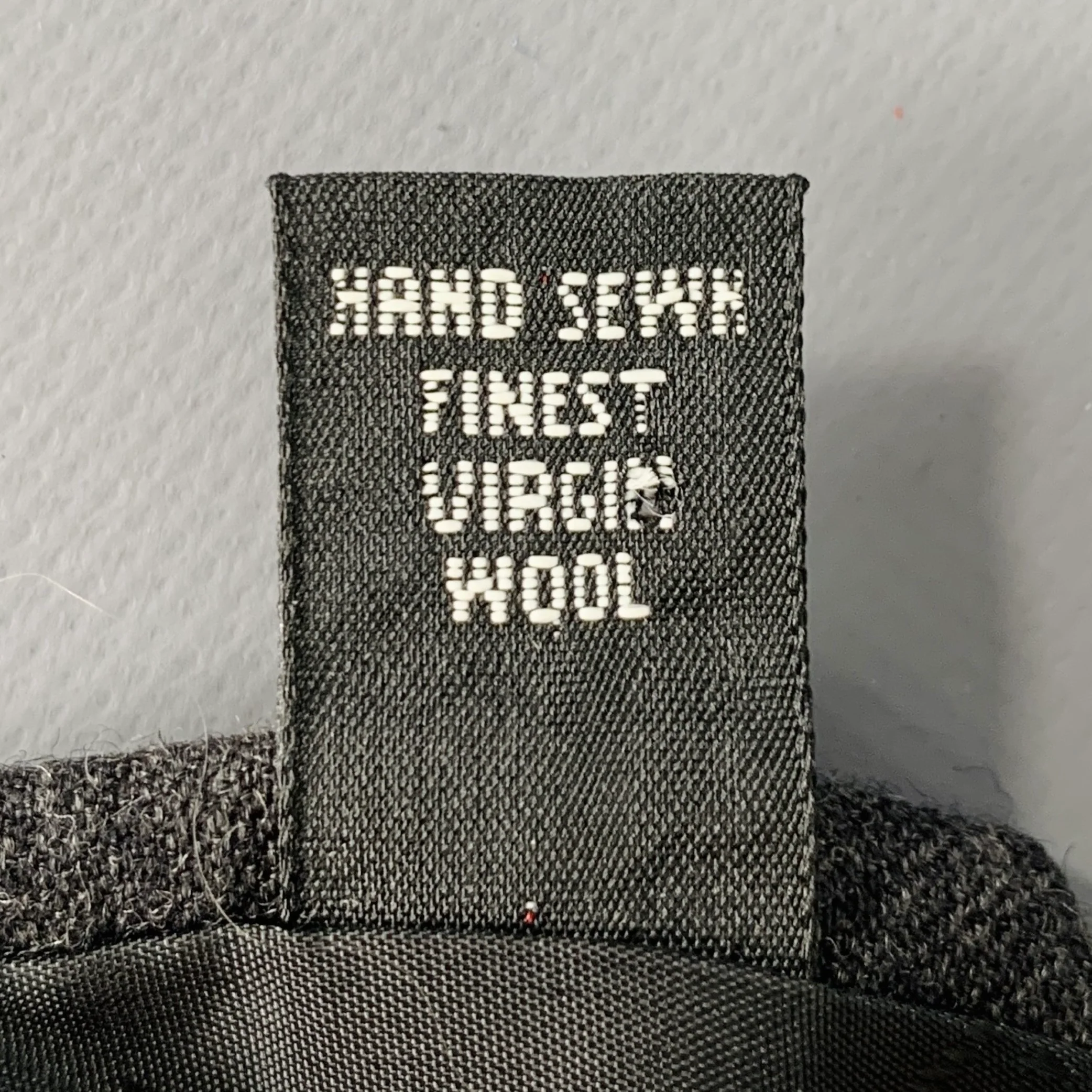 ROBERT TALBOTT Grey Charcoal Virgin Wool Tie - Image 5