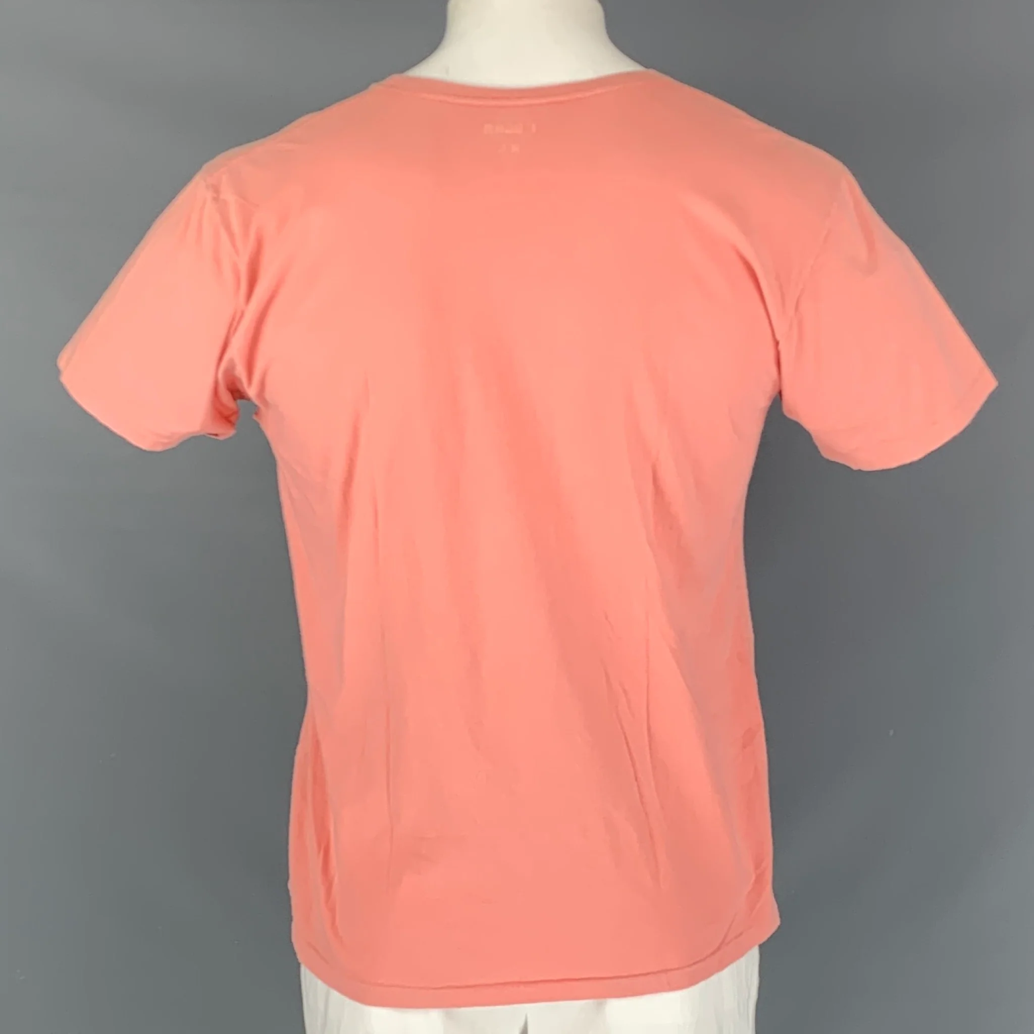 ROGAN Size XL Salmon Graphic Crew-Neck T-shirt - Image 3