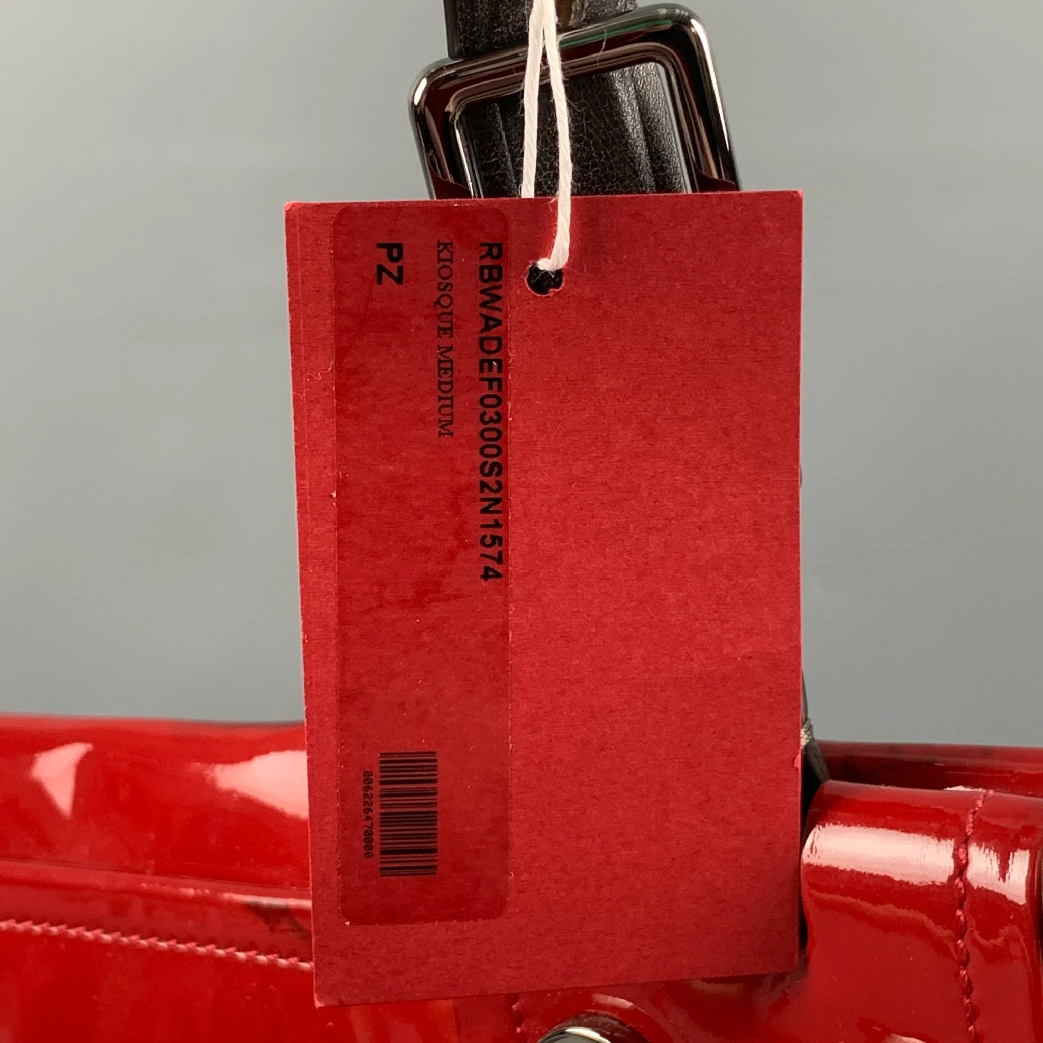 ROGER VIVIER Red Brown Patent Leather Tote Handbag - Image 12
