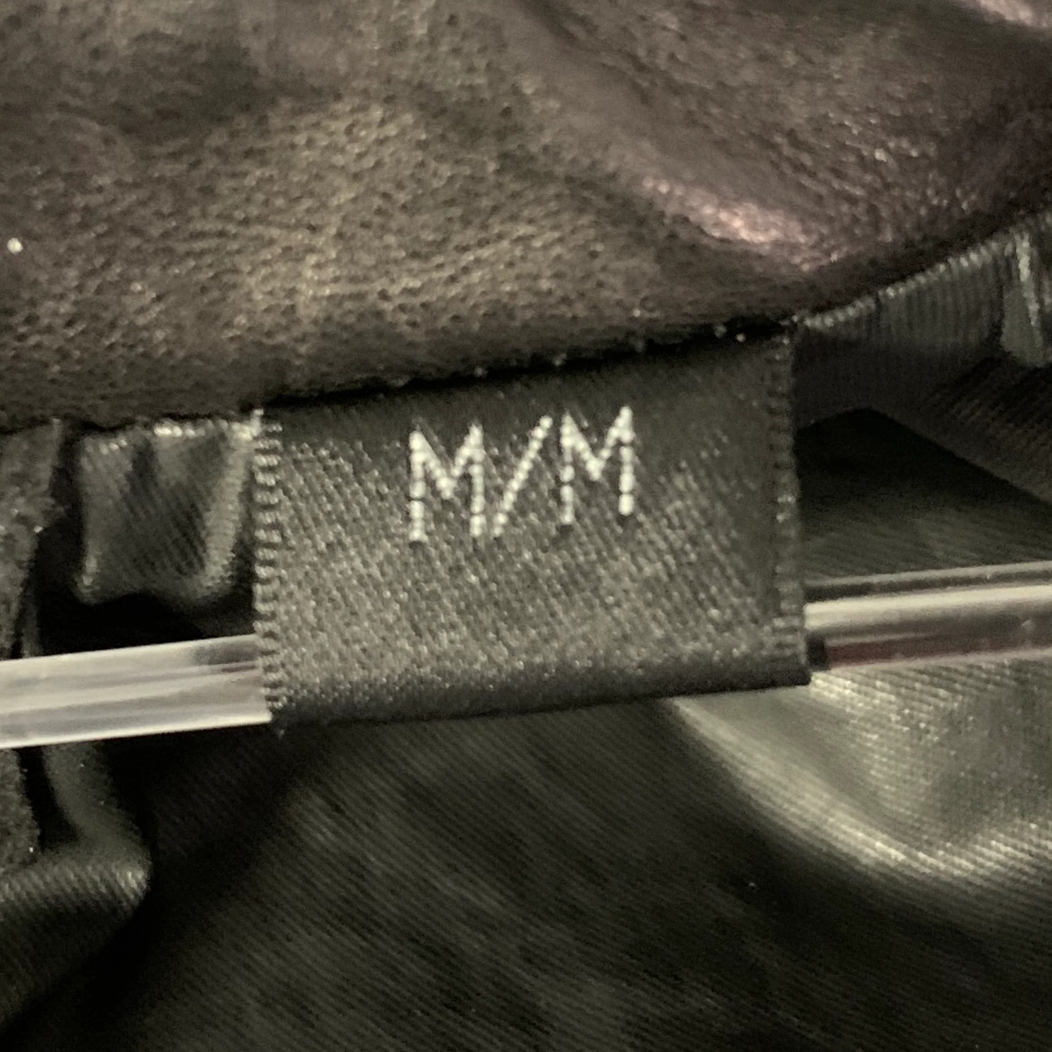 ROGUE Size M Black Leather Jacket - Image 8