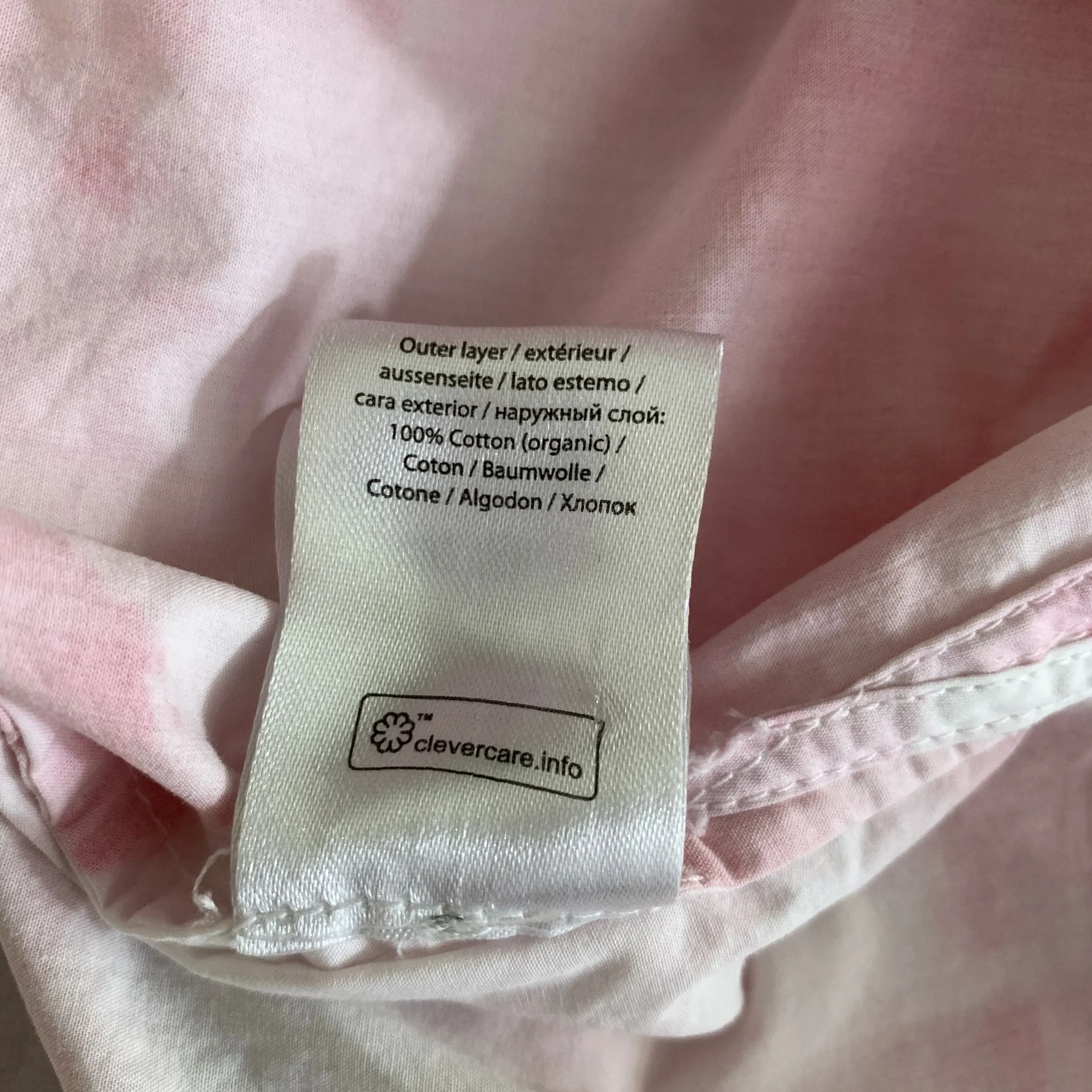 ROTATE Size M Pink White Cotton Print Button Up Shirt - Image 8