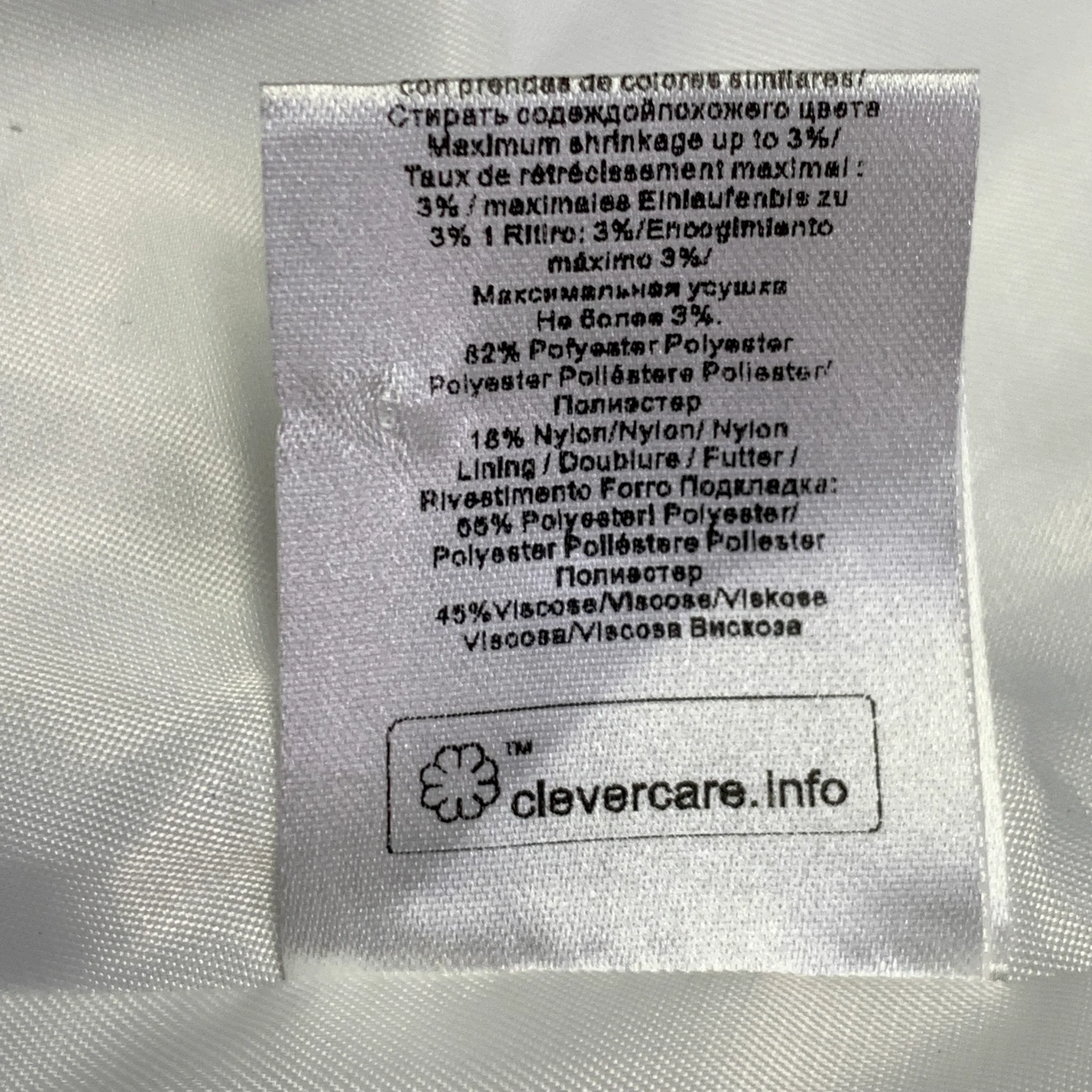 ROTATE Size M White Polyester Blend Jacquard Double Breasted Jacket - Image 9