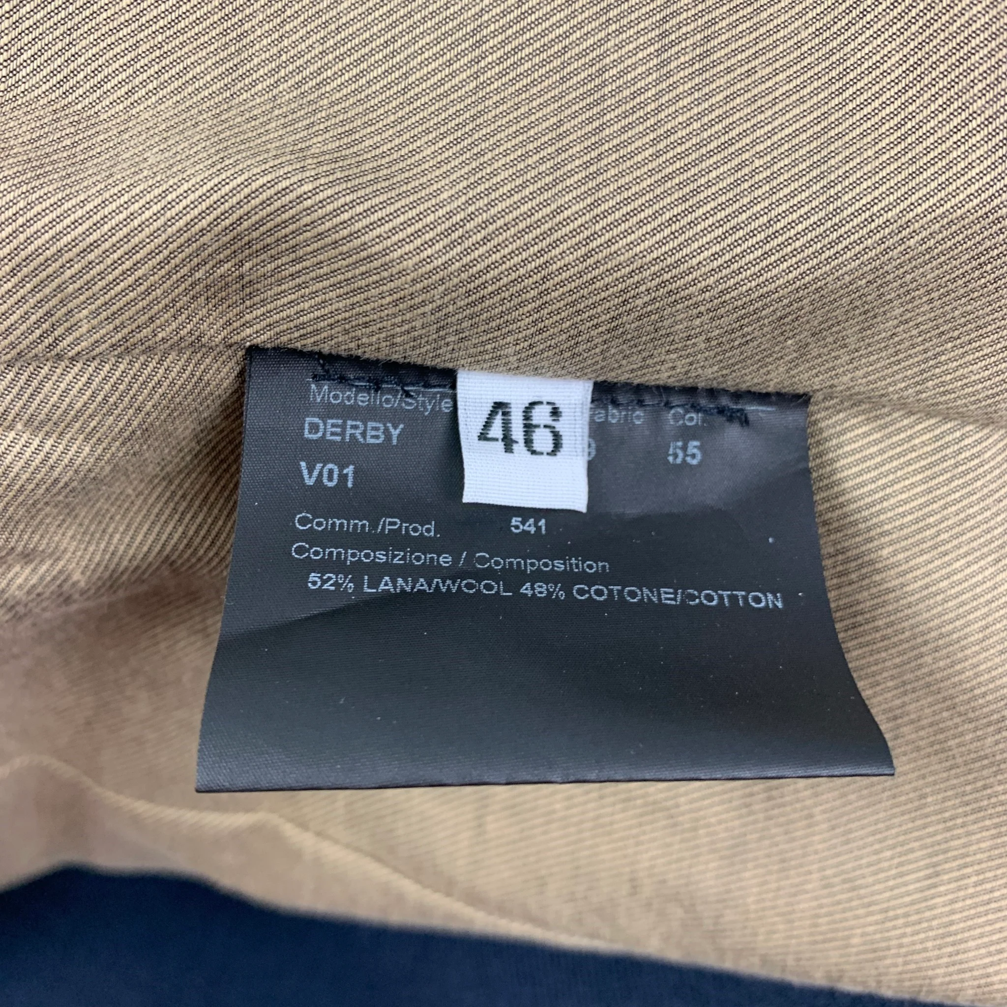 ROYAL ROW Size 36 Navy Wool Cotton V-Neck Vest - Image 4
