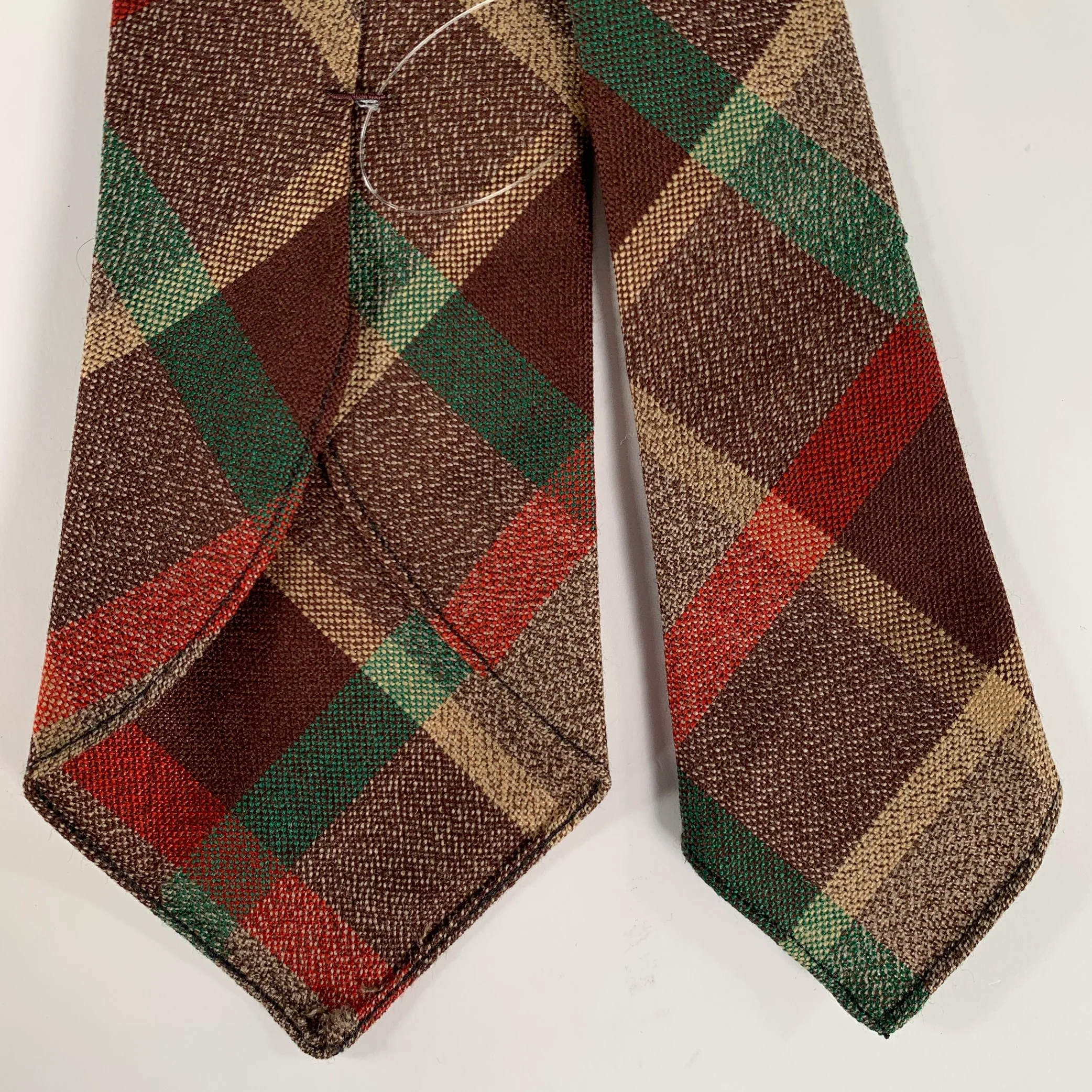 RRL by RALPH LAUREN Red Mult -Color Tartan Wool Tie - Image 2