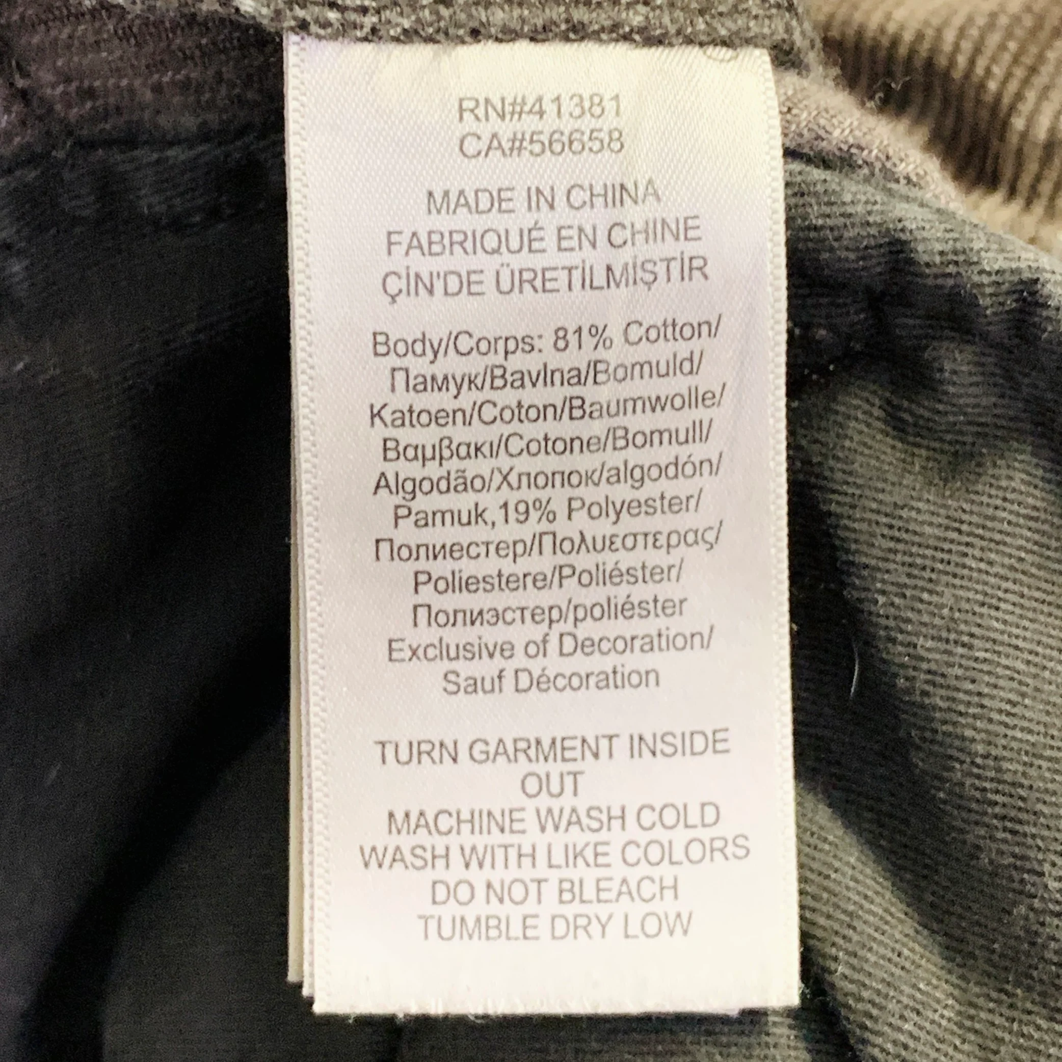 RRL by RALPH LAUREN Size 31 Brown Corduroy Cotton Blend Distressed Straight Casual Pants - Image 7