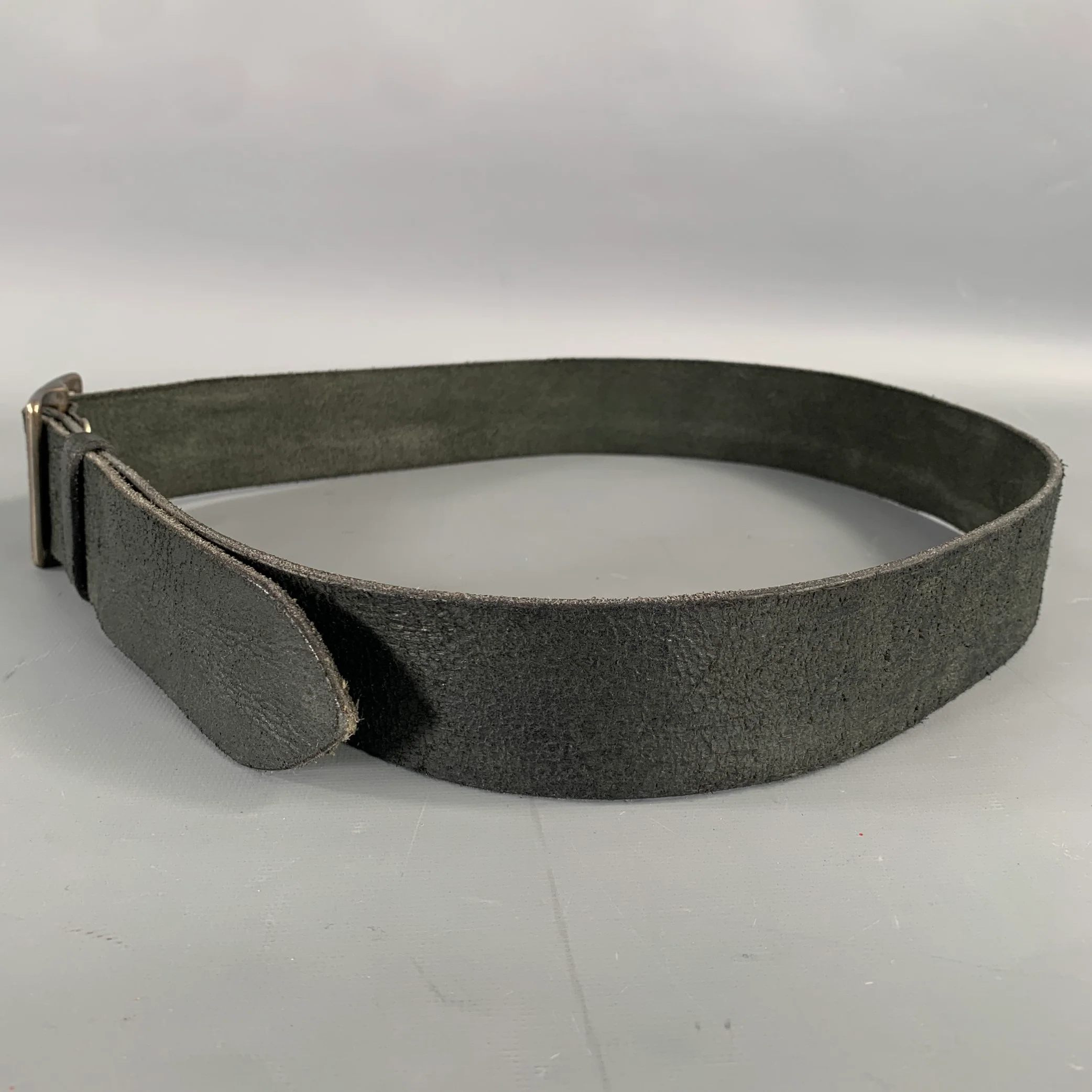 RRL by RALPH LAUREN Size 36 Black Leather Belt - Image 4