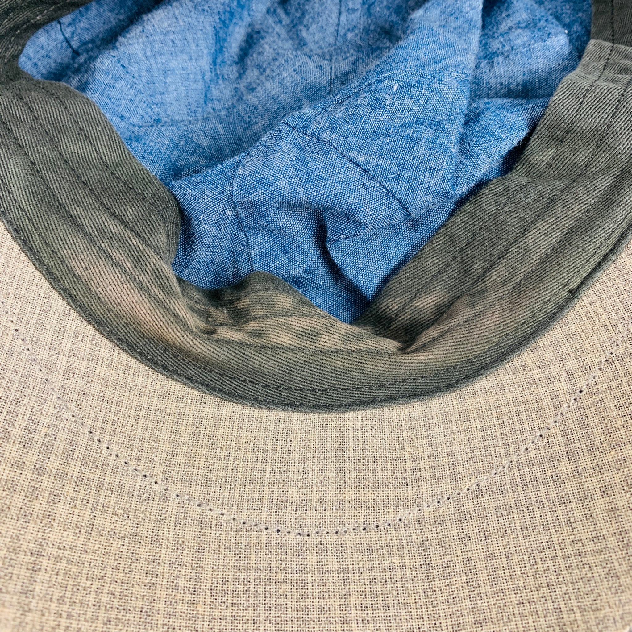 RRL by RALPH LAUREN Size L Beige Grey Plaid Hats - Image 8