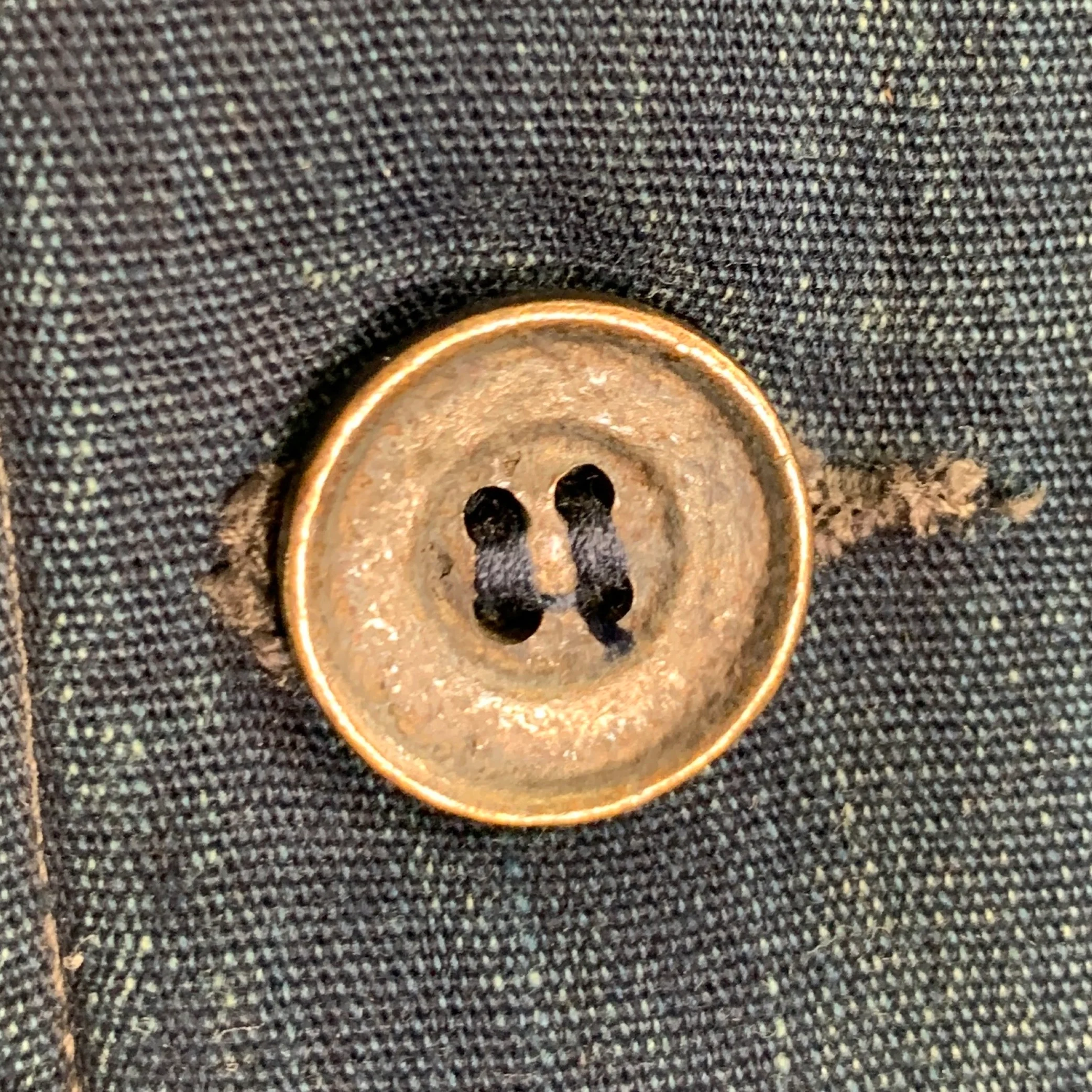RRL by RALPH LAUREN Size L Navy Denim Cotton Coat - Image 6