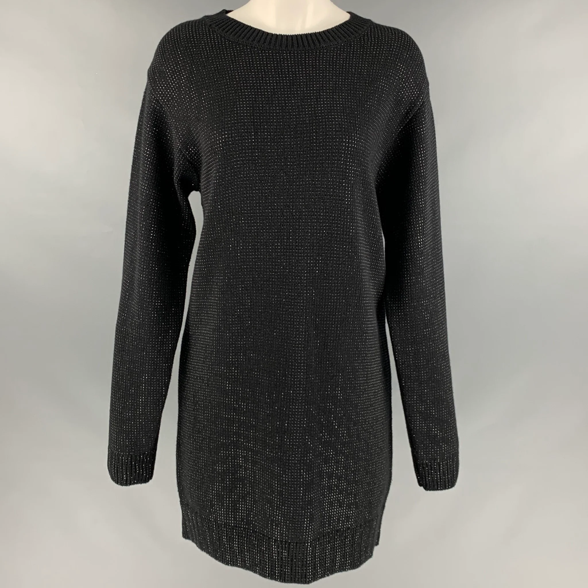 RtA Size S Black Cotton Long Sleeve Dress