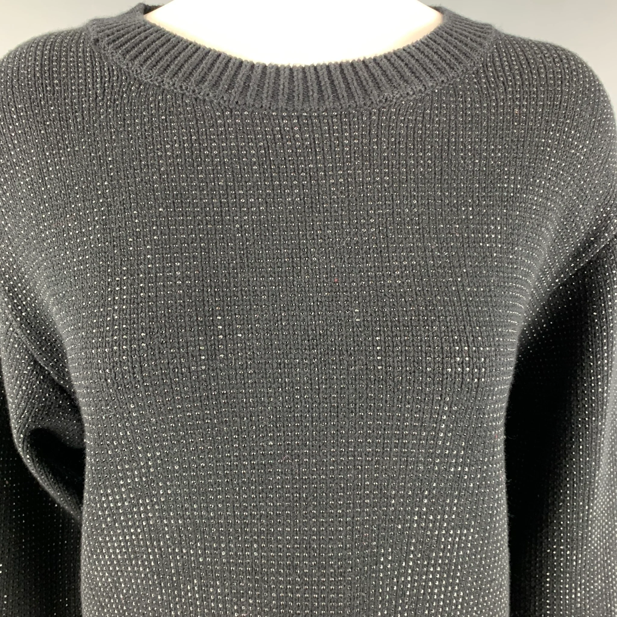 RtA Size S Black Cotton Long Sleeve Dress - Image 2