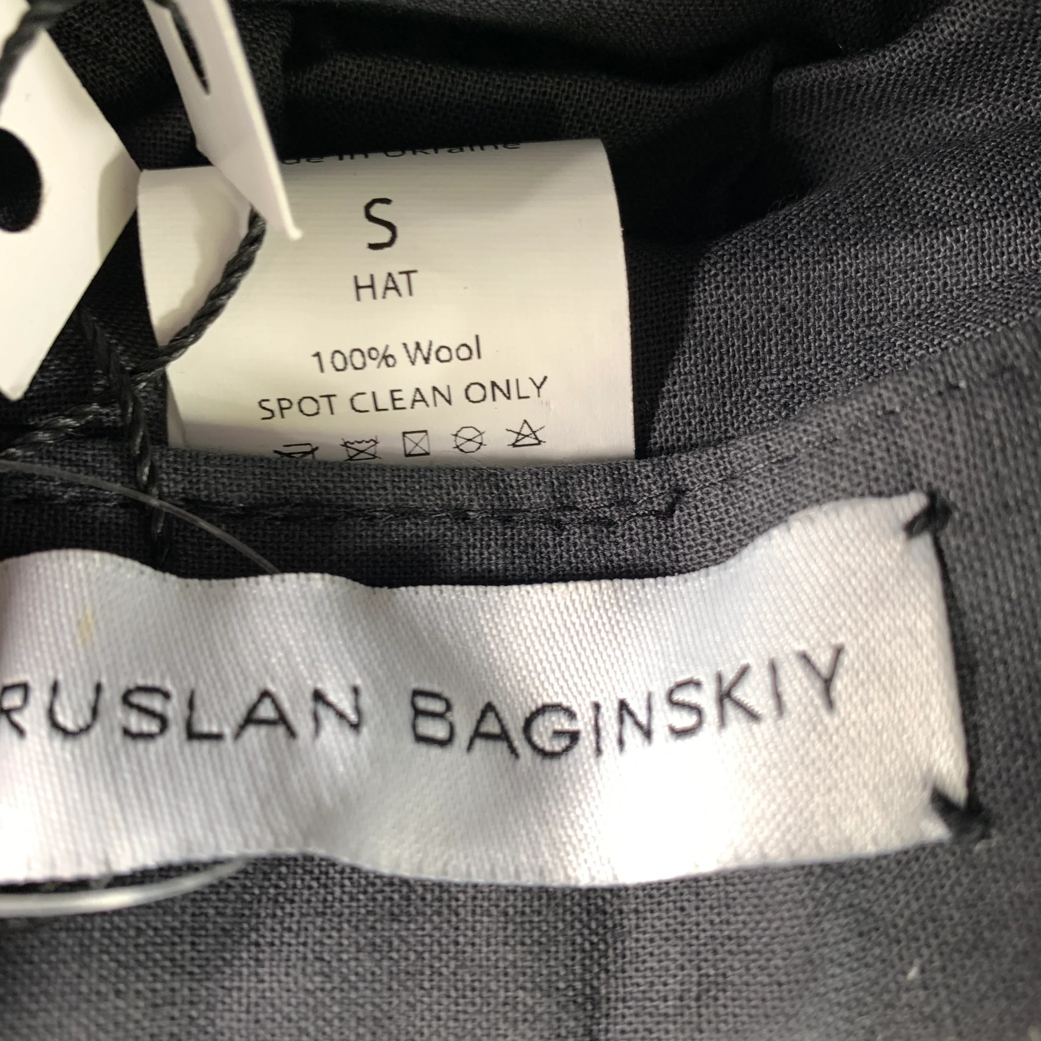 RUSLAN BAGINSKIY Tan Black Leopard Wool Hats - Image 6