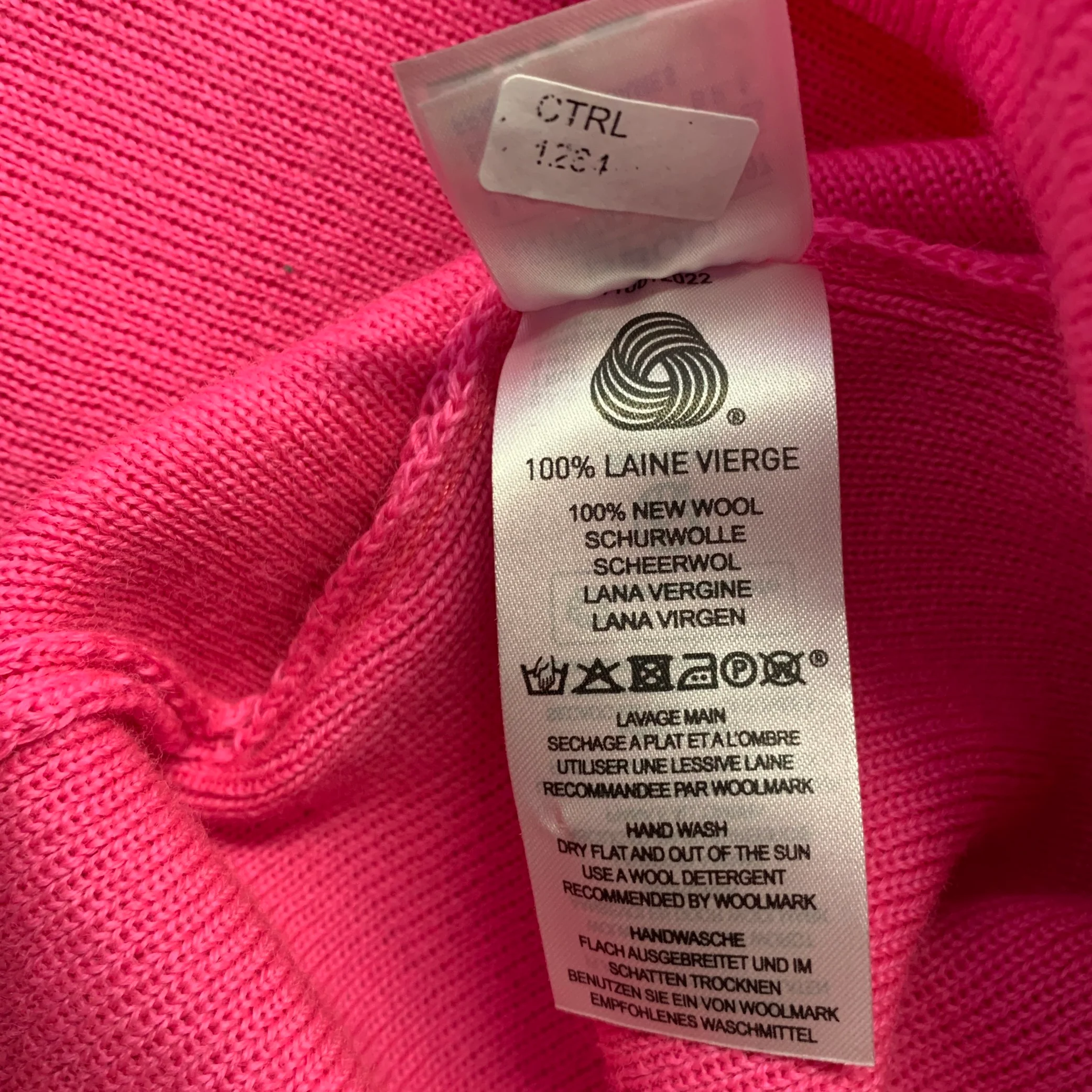 SAINT JAMES Size L Pink Wool Knitted Sailor Sweater Womens - Image 8