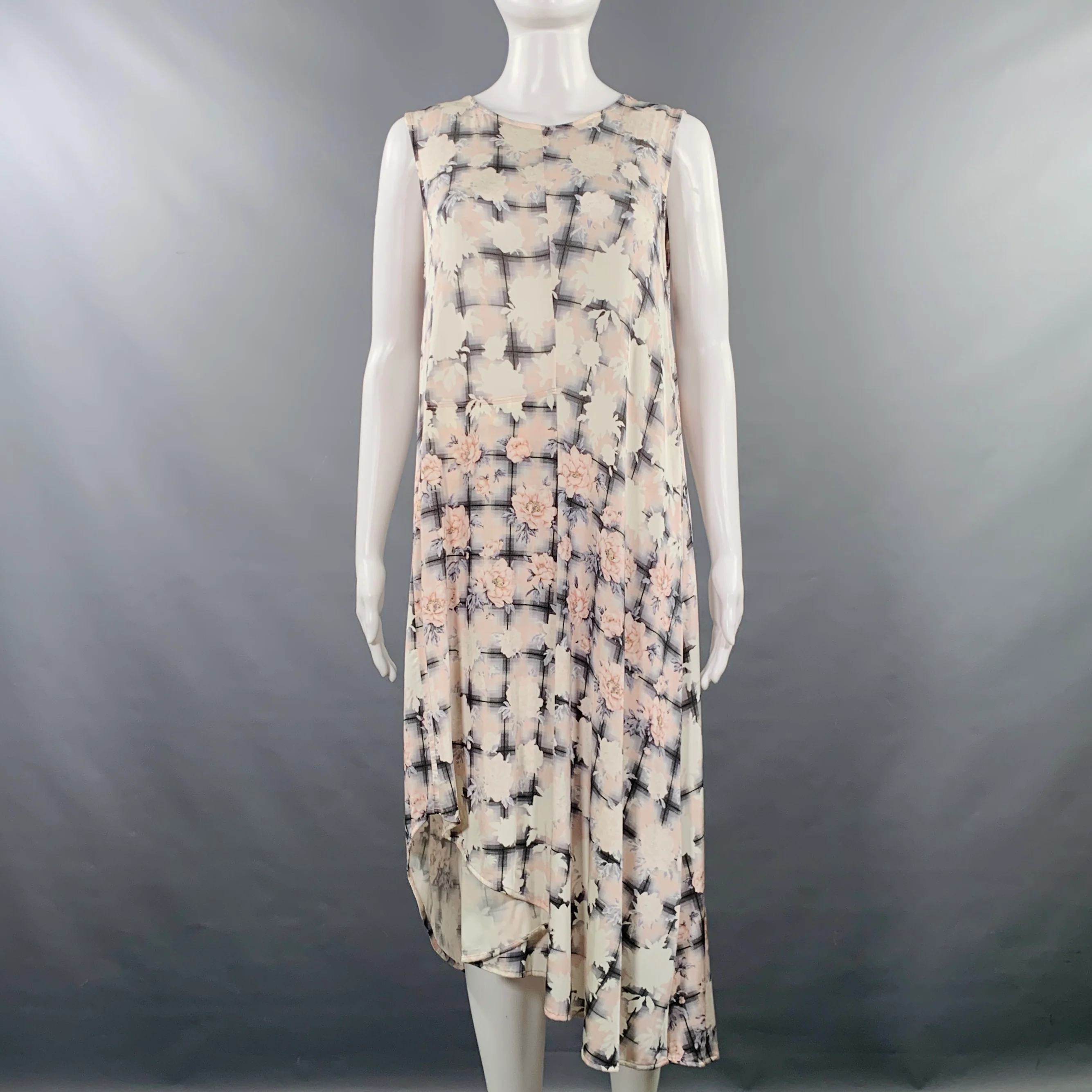 SAINT LAURENT 2019 Size XS Black Silver Viscose Rhinestones Cocktail Dress - Image 9